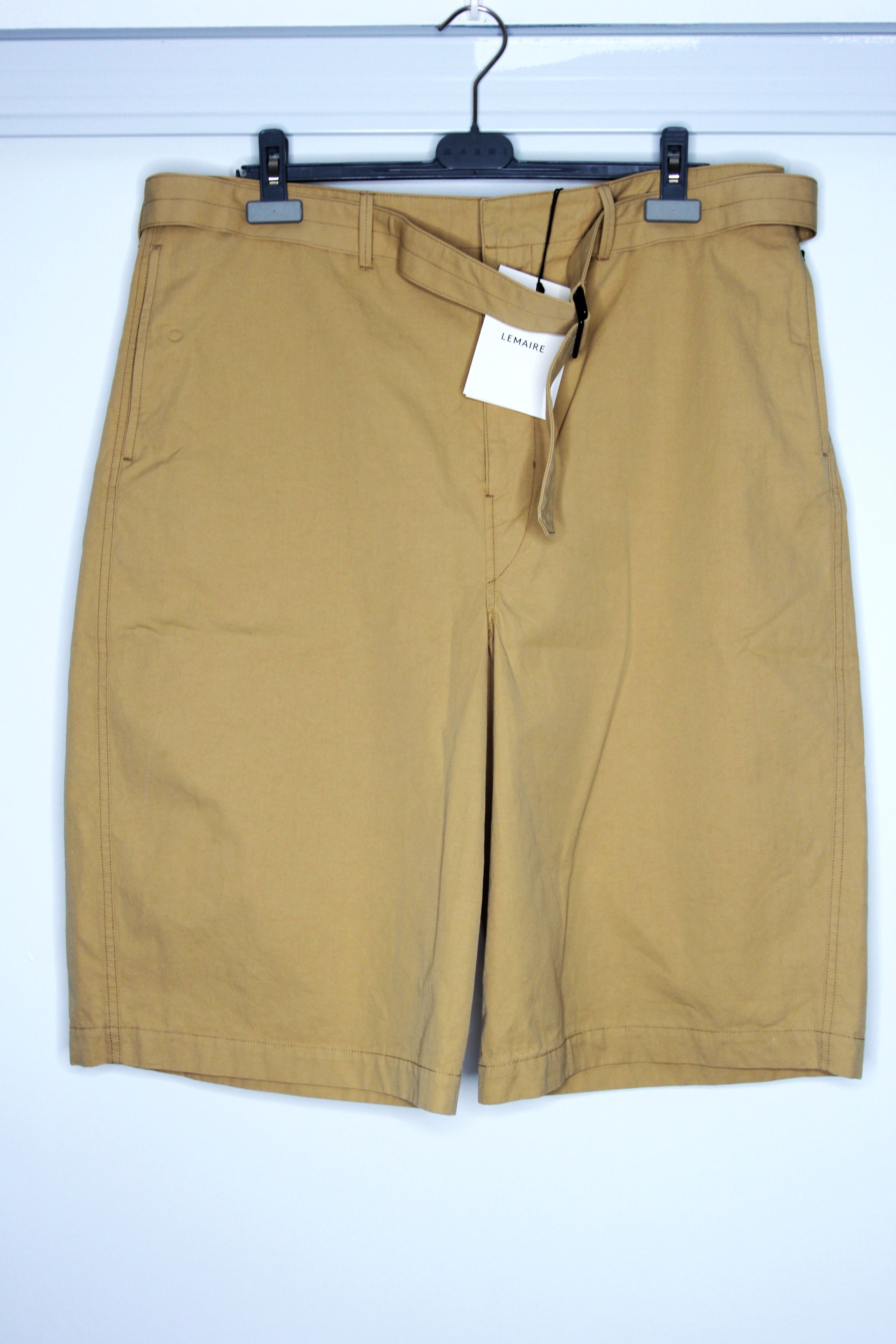 Lemaire BNWT SS21 LEMAIRE BELTED SHORTS L Size US 34 / EU 50 - 2 Thumbnail