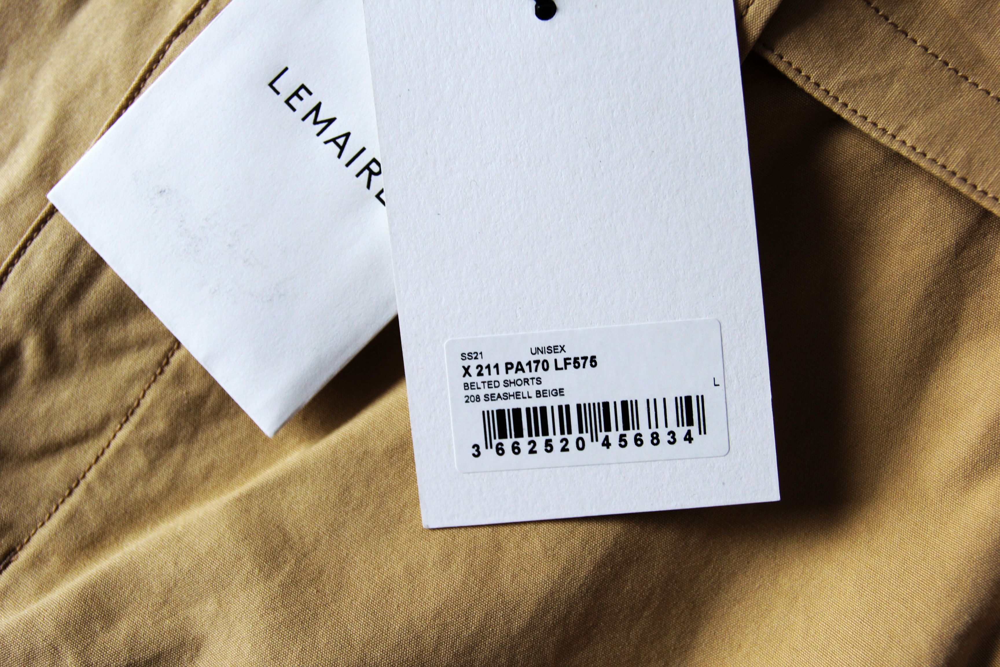 Lemaire BNWT SS21 LEMAIRE BELTED SHORTS L Size US 34 / EU 50 - 9 Thumbnail