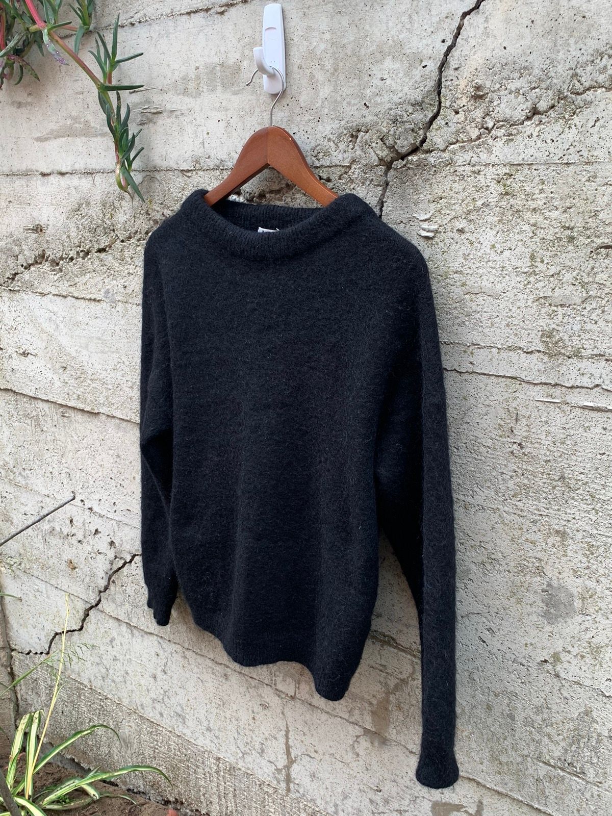 Pre-owned Acne Studios Grail  Soft Mohair Sweater In Black