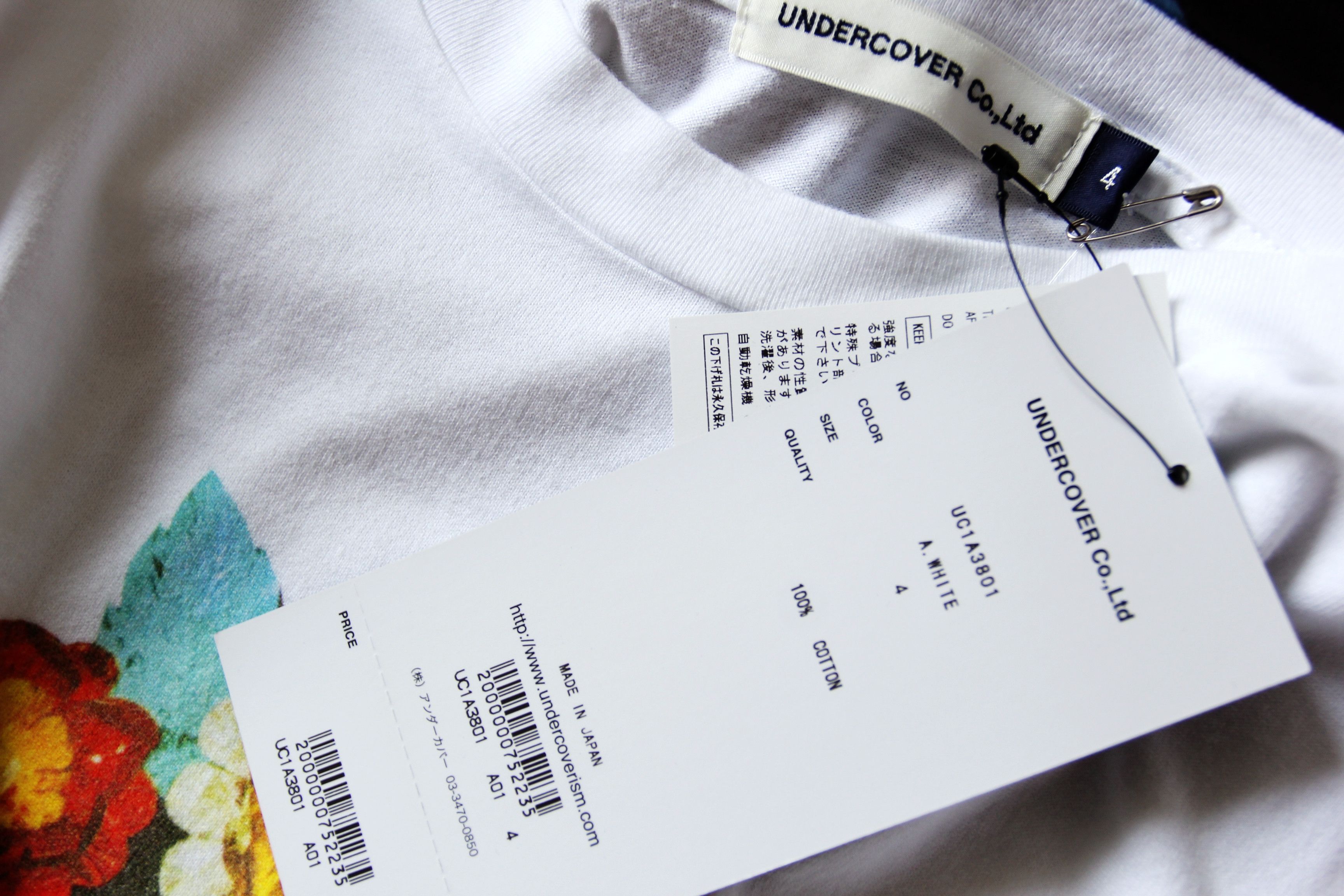 Undercover BNWT SS21 UNDERCOVER ROSES TSHIRT 4 Size US XL / EU 56 / 4 - 8 Thumbnail