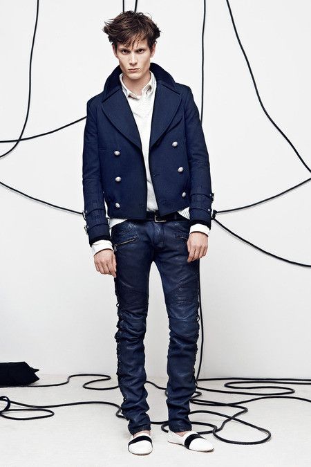 SS14 BALMAIN JACKET RUNWAY LOOK 18 JACKET 50
