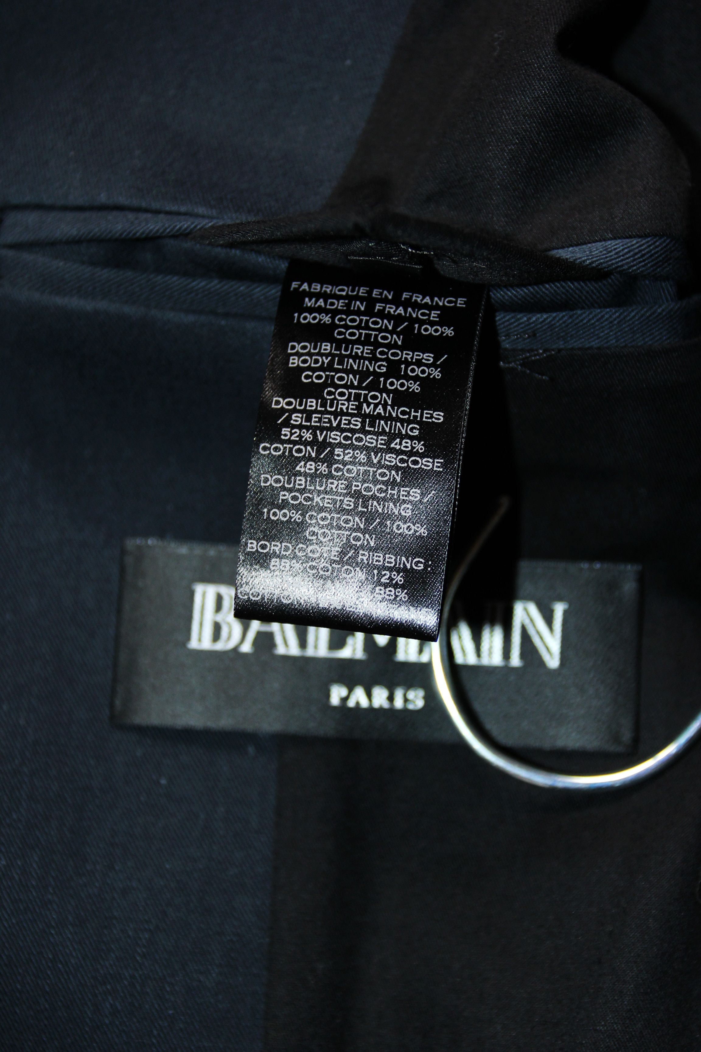 SS14 BALMAIN JACKET RUNWAY LOOK 18 JACKET 50