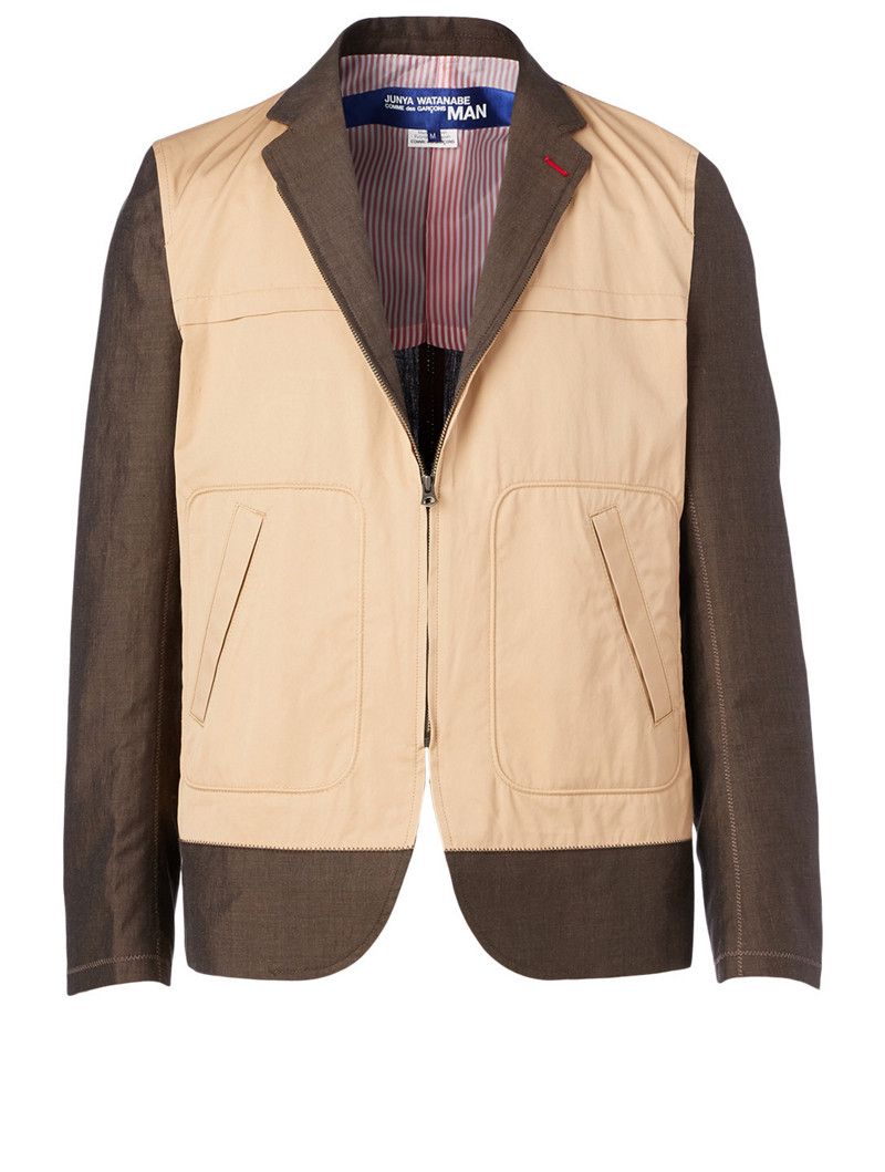 Comme des Garcons BNWT SS20 JUNYA WATANABE COTTON AND WOOL ZIP JACKET M Size US M / EU 48-50 / 2 - 10 Thumbnail