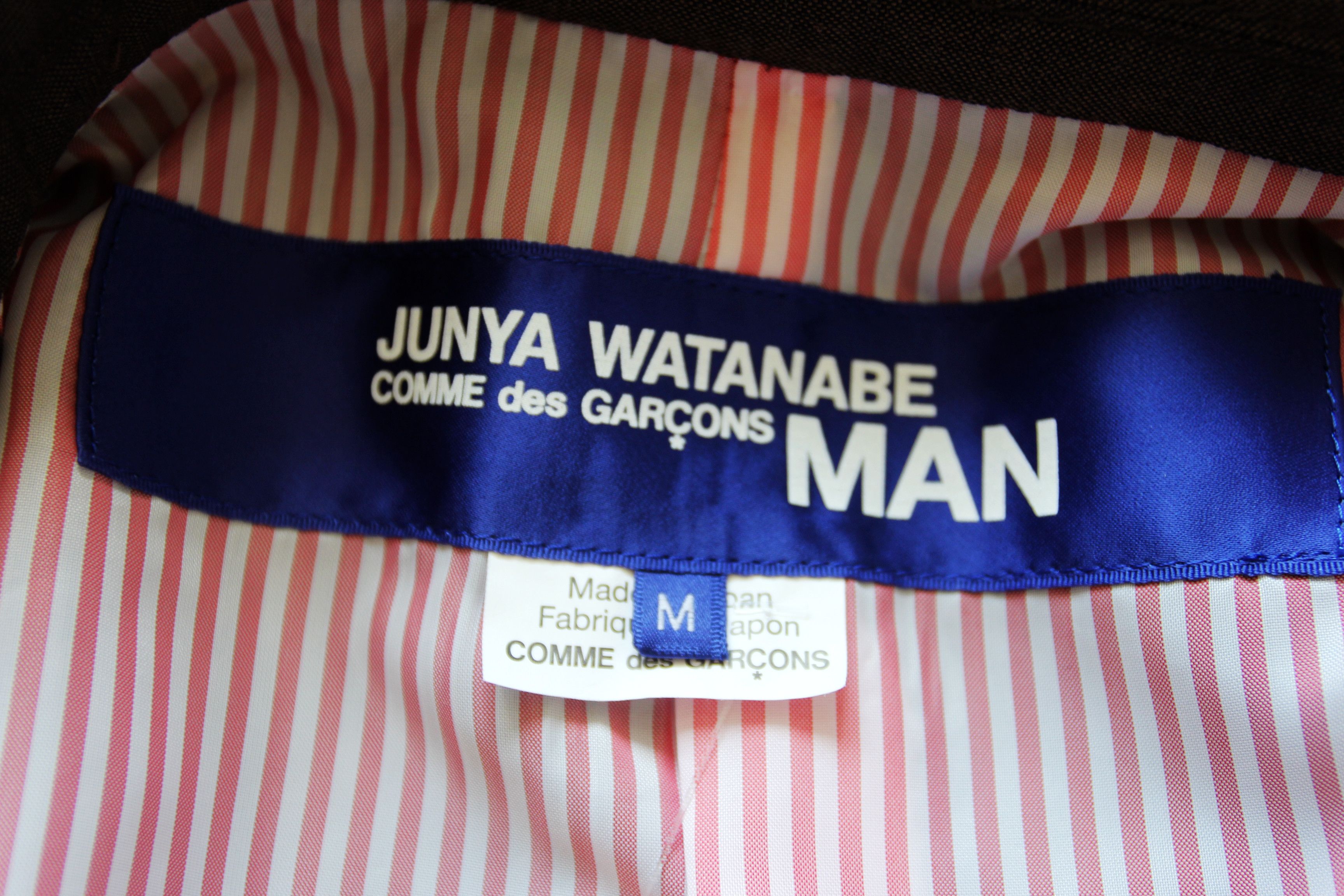 Comme des Garcons BNWT SS20 JUNYA WATANABE COTTON AND WOOL ZIP JACKET M Size US M / EU 48-50 / 2 - 8 Thumbnail