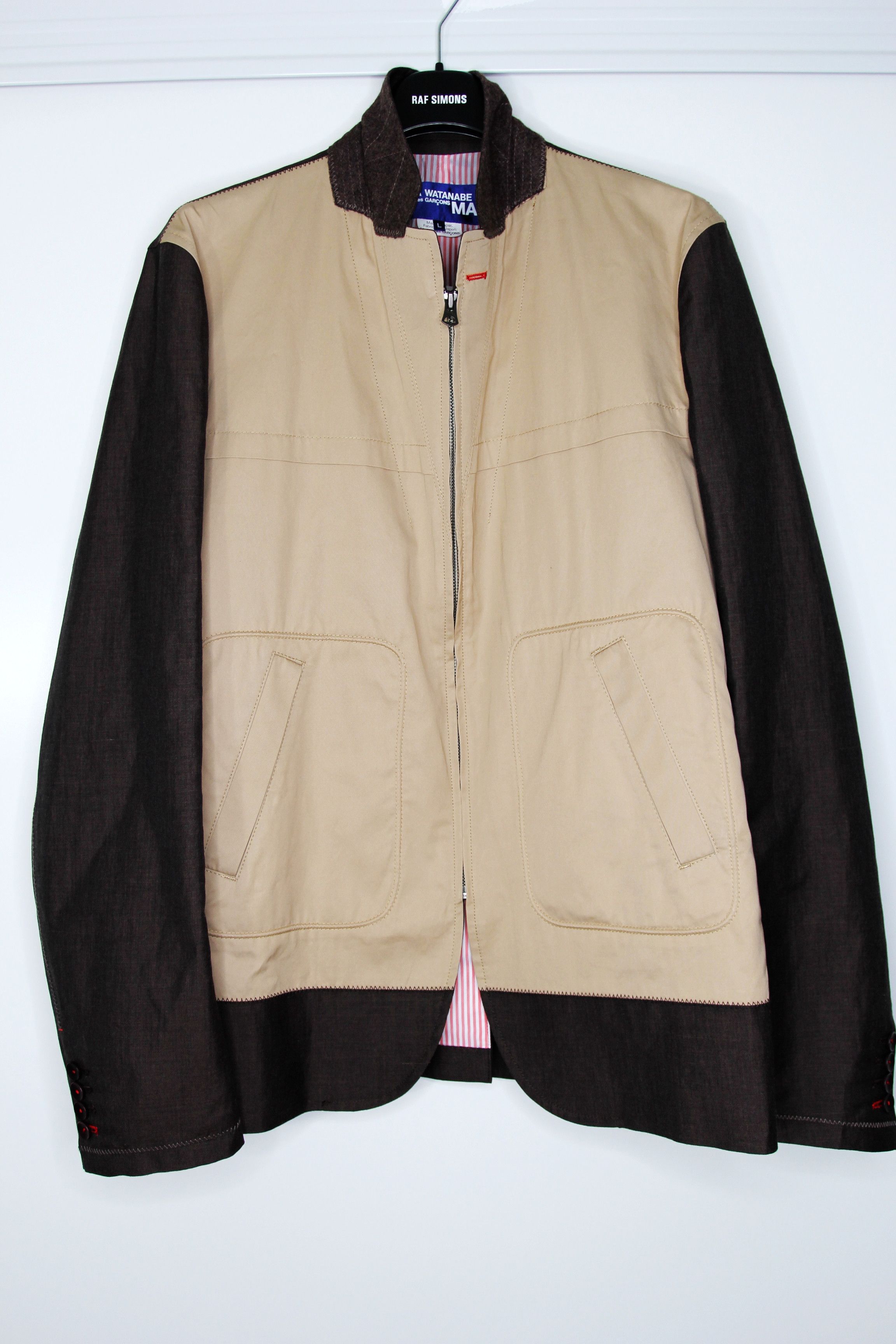 Comme des Garcons BNWT SS20 JUNYA WATANABE COTTON AND WOOL ZIP JACKET M Size US M / EU 48-50 / 2 - 2 Thumbnail
