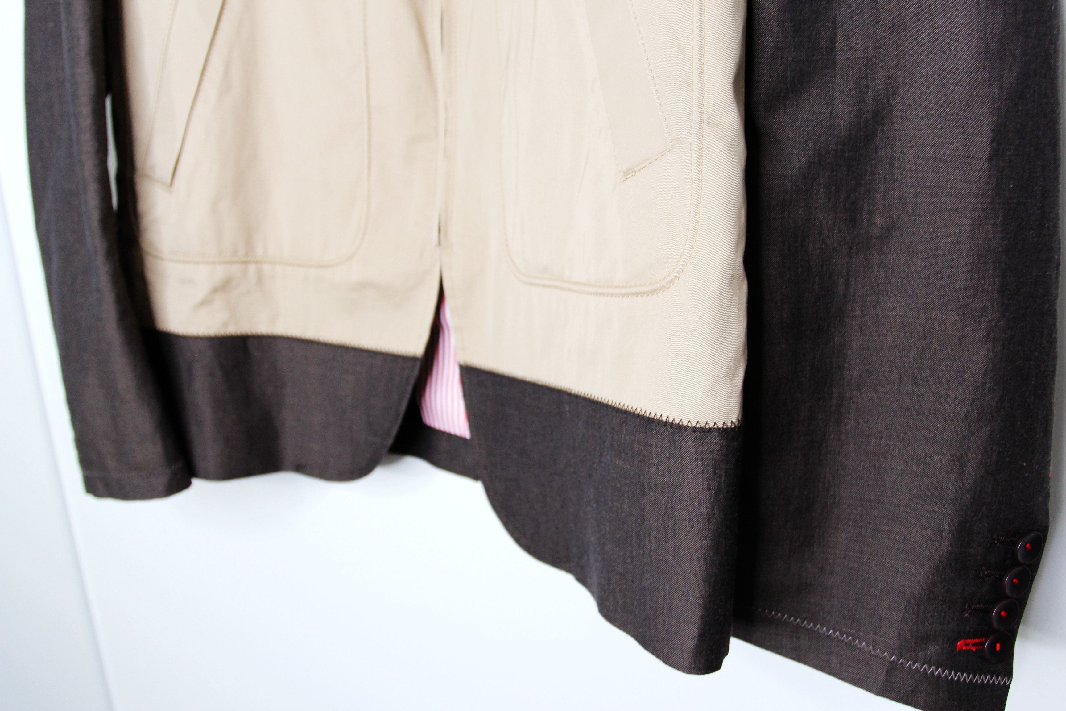 Comme des Garcons BNWT SS20 JUNYA WATANABE COTTON AND WOOL ZIP JACKET M Size US M / EU 48-50 / 2 - 5 Thumbnail