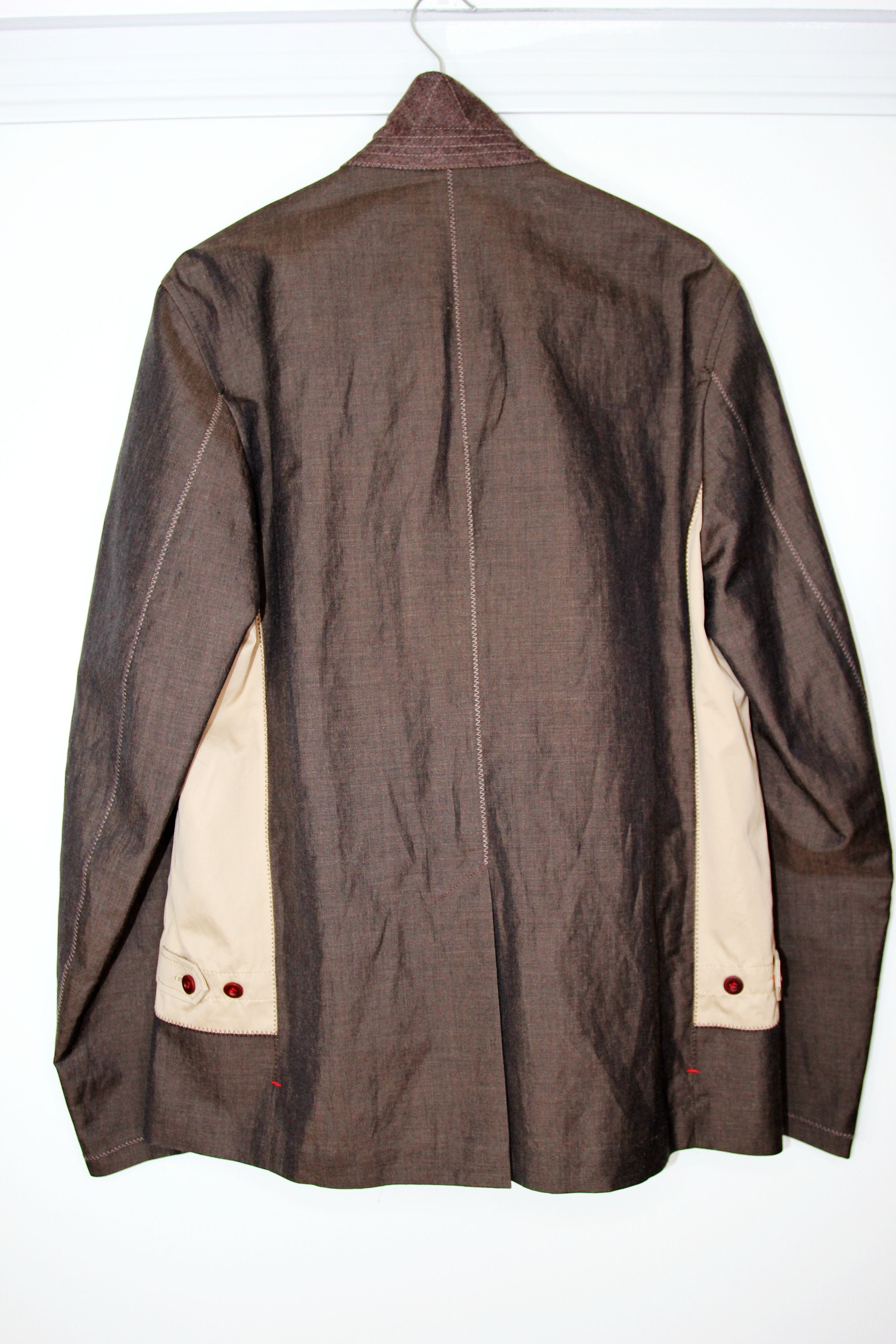 Comme des Garcons BNWT SS20 JUNYA WATANABE COTTON AND WOOL ZIP JACKET M Size US M / EU 48-50 / 2 - 3 Thumbnail