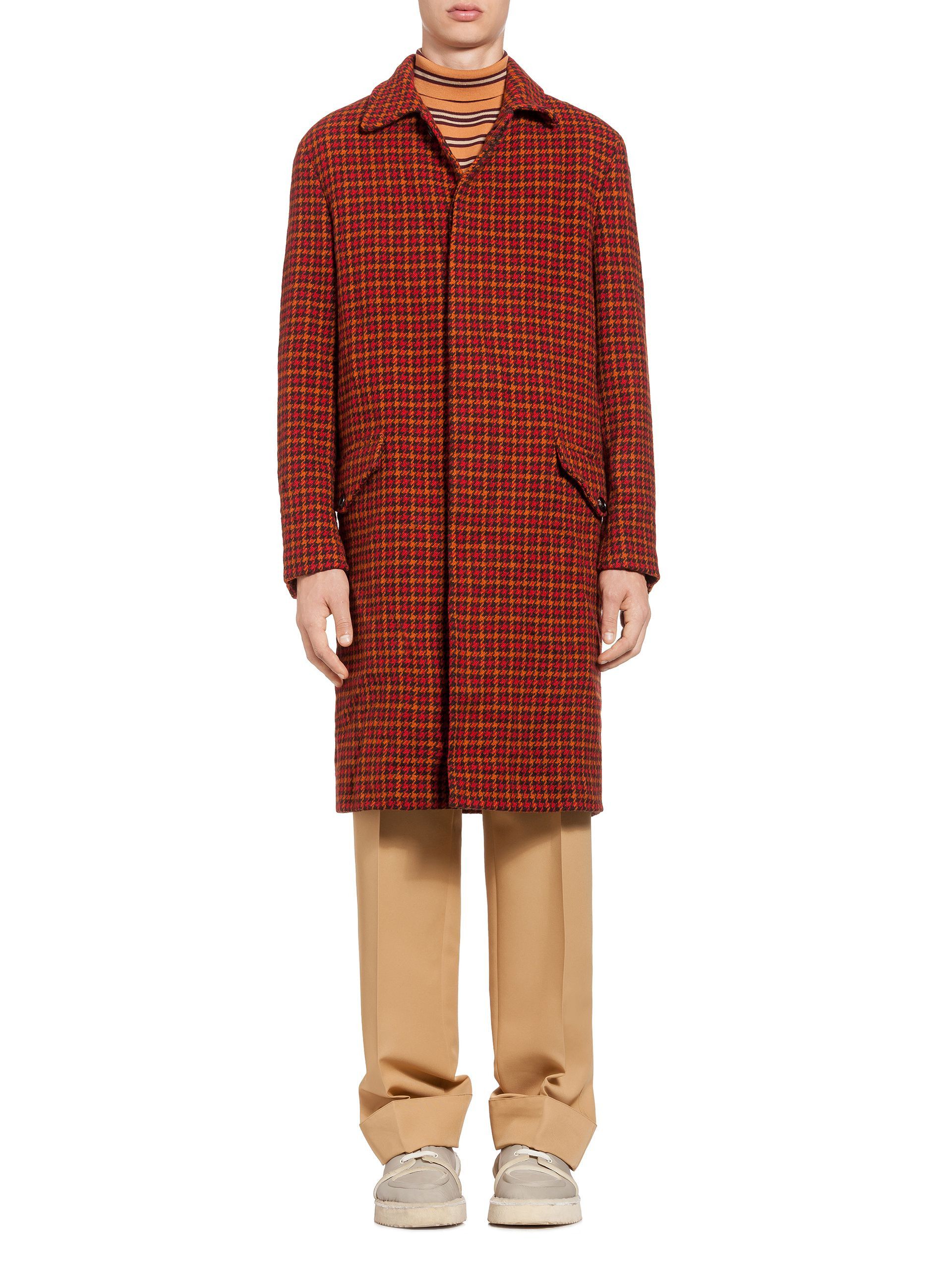 Marni BNWT AW17 MARNI HOUNDSTOOTH WOOL COAT 54 Size US L / EU 52-54 / 3 - 1 Thumbnail