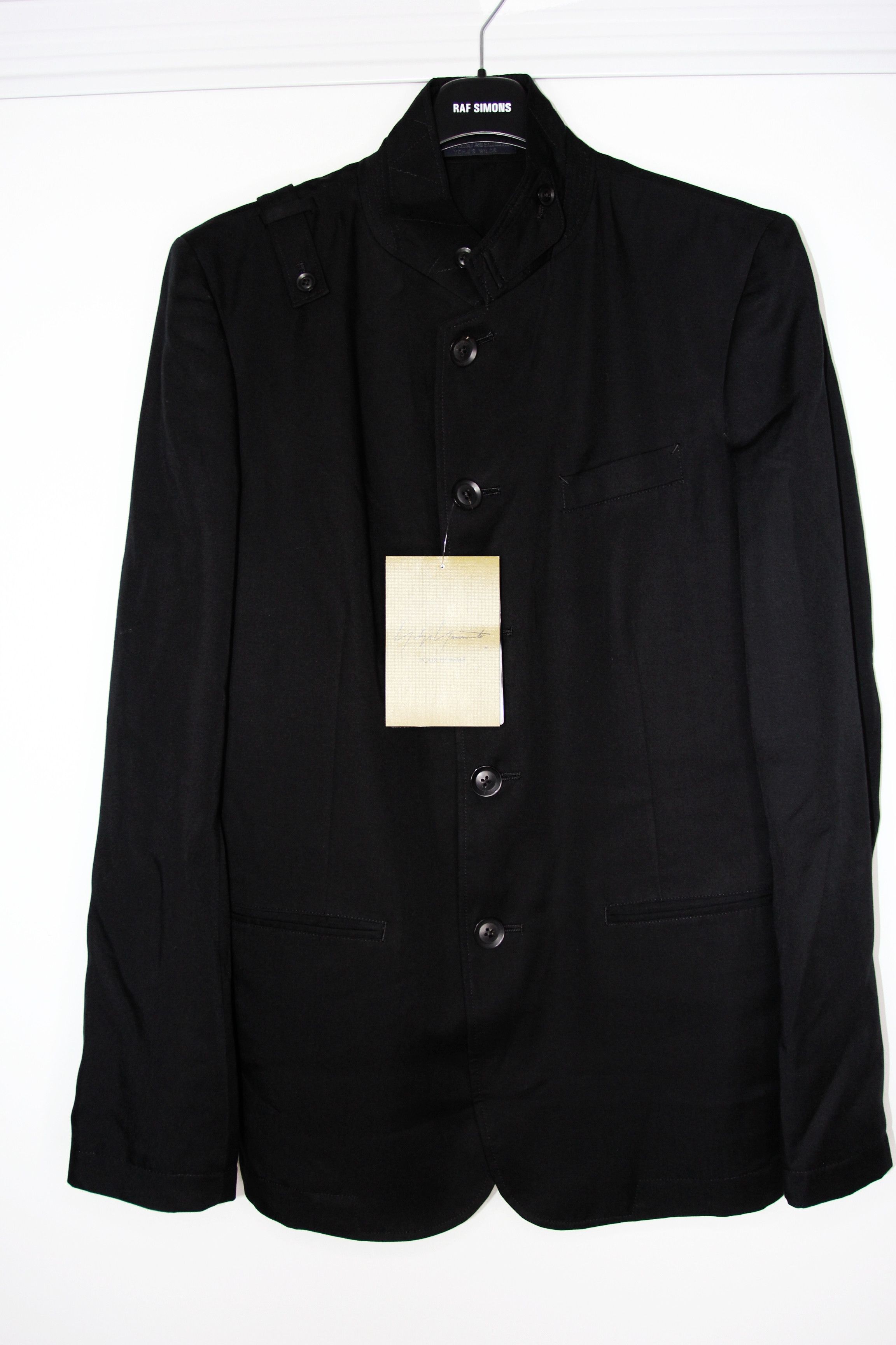Yohji Yamamoto BNWT SS21 YOHJI YAMAMOTO POUR HOMME TENCEL BLAZER JACKET 2 Size US M / EU 48-50 / 2 - 2 Thumbnail
