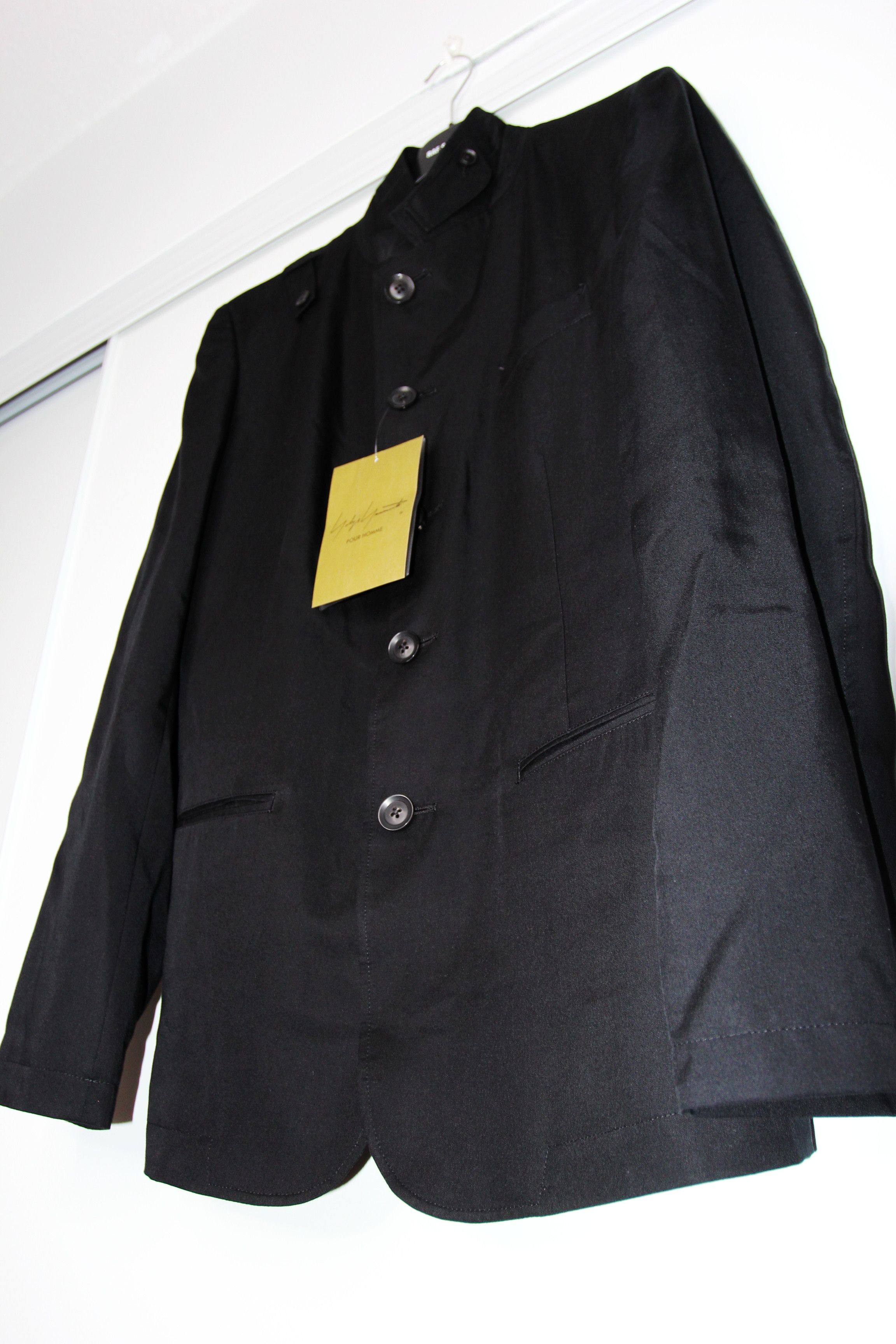Yohji Yamamoto BNWT SS21 YOHJI YAMAMOTO POUR HOMME TENCEL BLAZER JACKET 2 Size US M / EU 48-50 / 2 - 6 Thumbnail