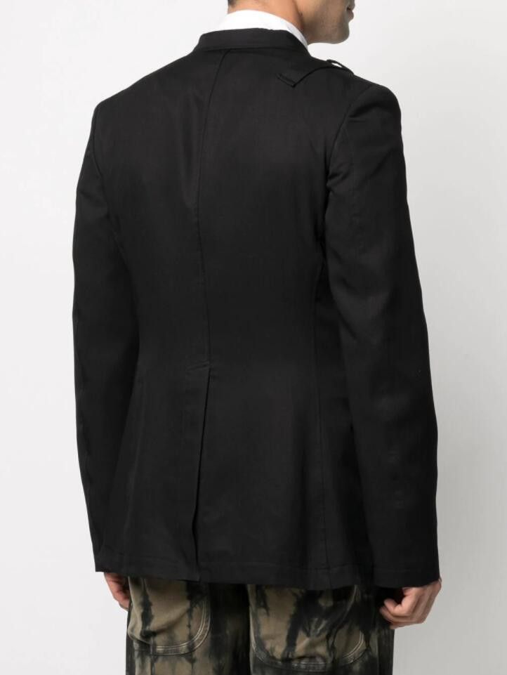 Yohji Yamamoto BNWT SS21 YOHJI YAMAMOTO POUR HOMME TENCEL BLAZER JACKET 2 Size US M / EU 48-50 / 2 - 19 Thumbnail