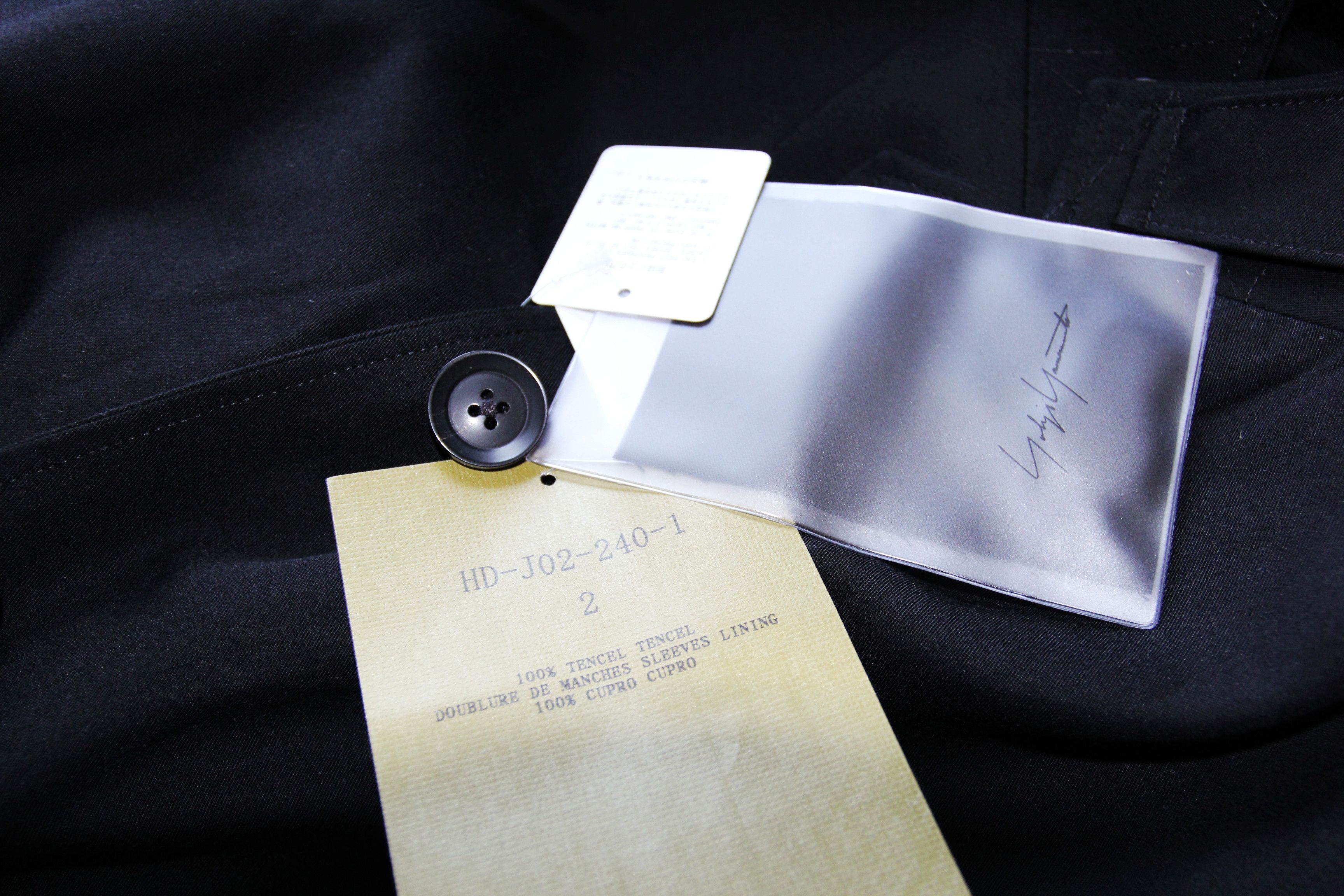 Yohji Yamamoto BNWT SS21 YOHJI YAMAMOTO POUR HOMME TENCEL BLAZER JACKET 2 Size US M / EU 48-50 / 2 - 9 Thumbnail