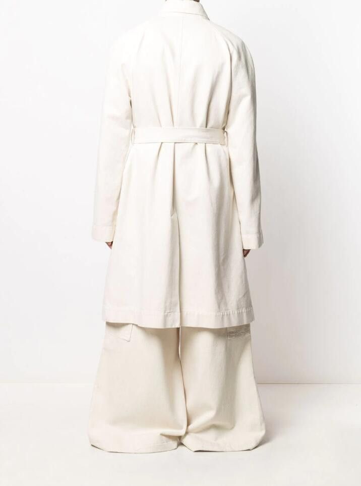 Marni BNWT SS21 MARNI OFF WHITE DENIM TRENCH COAT 50 Size US M / EU 48-50 / 2 - 16 Thumbnail