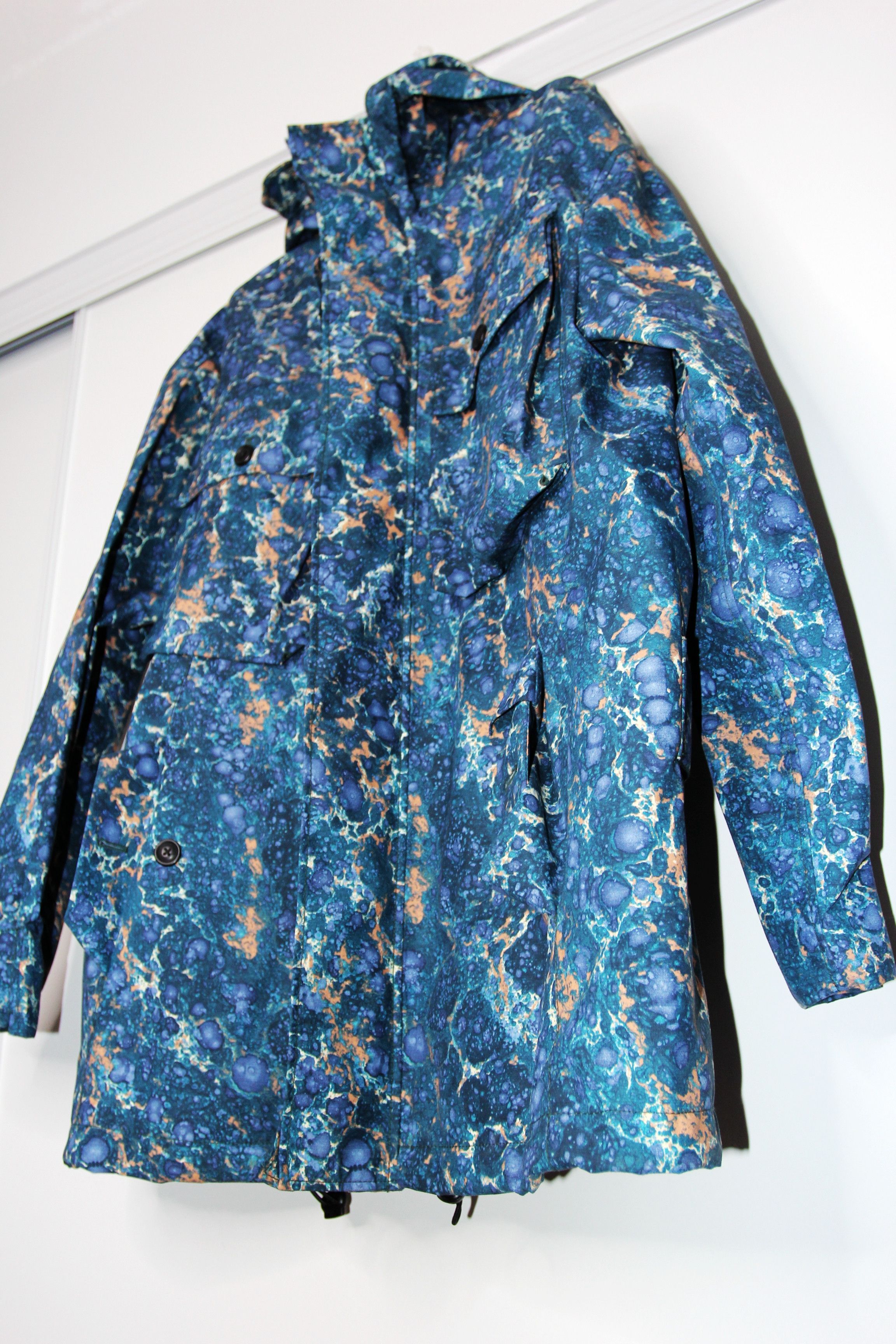 Acne Studios AW13 ACNE STUDIOS CLARK BLUE MARBLE JACKET 50 Size US M / EU 48-50 / 2 - 5 Thumbnail
