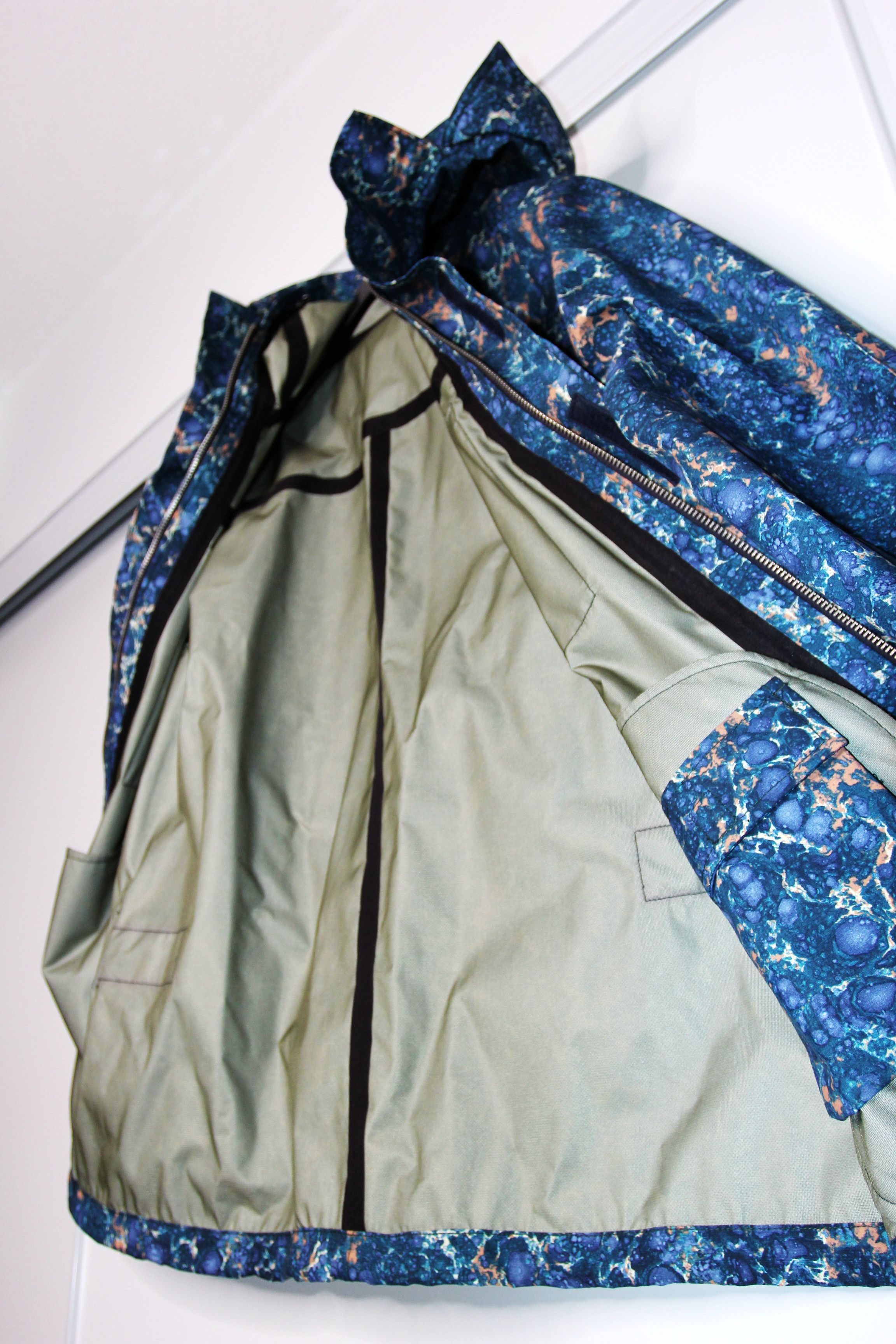 Acne Studios AW13 ACNE STUDIOS CLARK BLUE MARBLE JACKET 50 Size US M / EU 48-50 / 2 - 11 Thumbnail