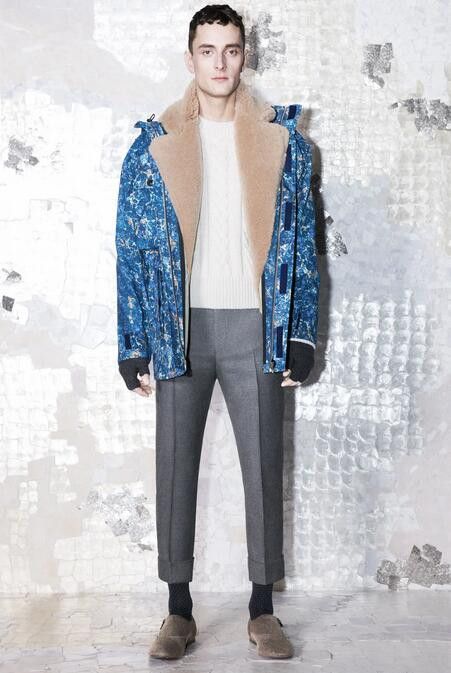 Acne Studios AW13 ACNE STUDIOS CLARK BLUE MARBLE JACKET 50 Size US M / EU 48-50 / 2 - 17 Thumbnail