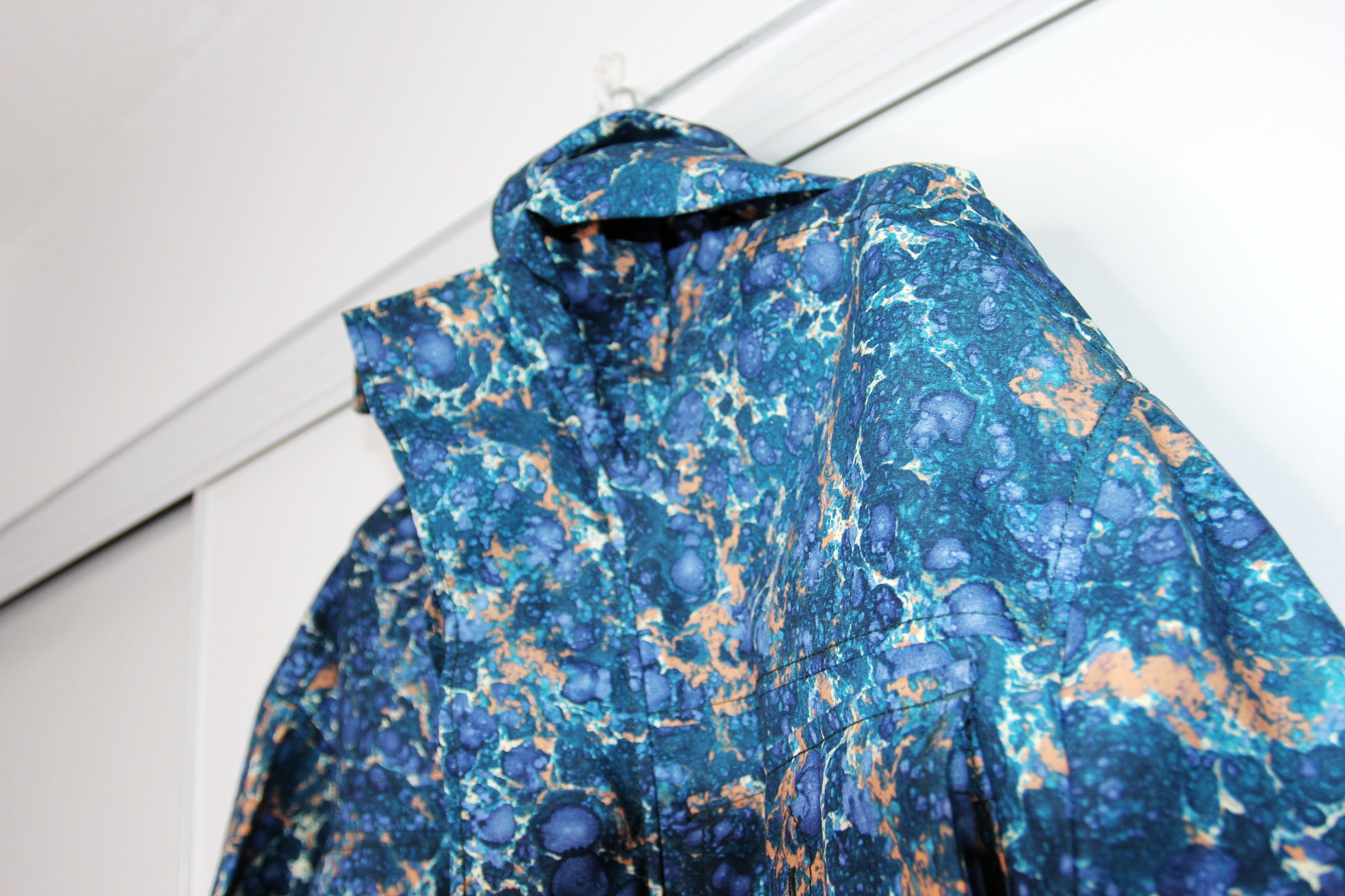Acne Studios AW13 ACNE STUDIOS CLARK BLUE MARBLE JACKET 50 Size US M / EU 48-50 / 2 - 4 Thumbnail