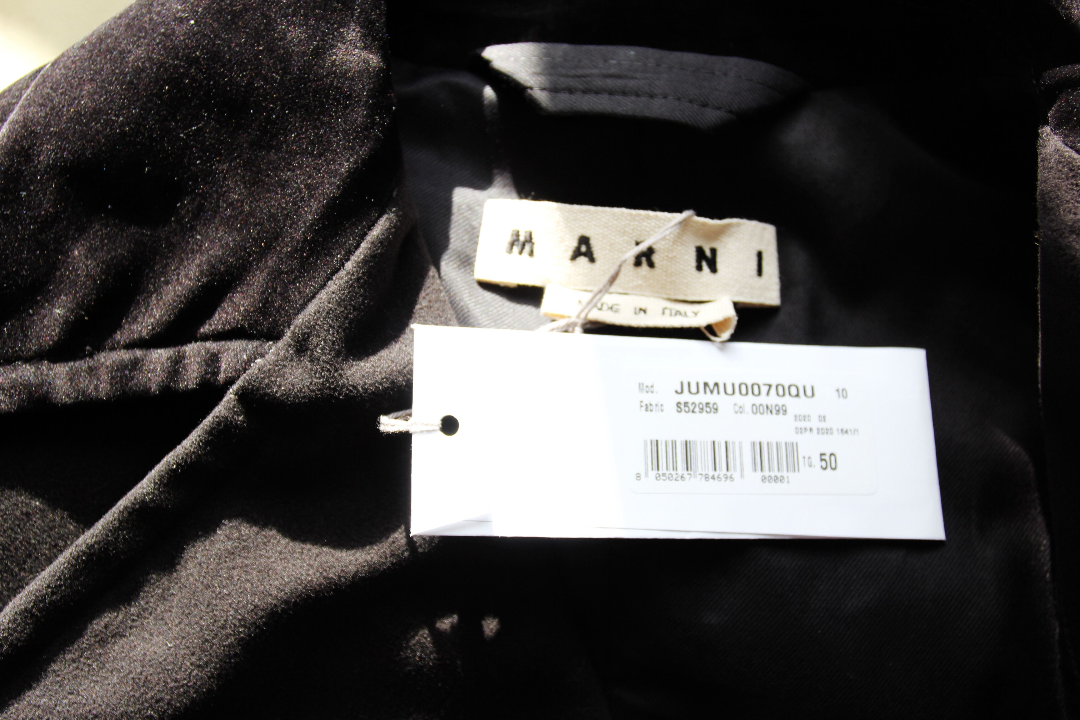 Marni BNWT AW20 MARNI DOUBLE BREASTED SUEDE COTTON COAT 50 Size US M / EU 48-50 / 2 - 10 Thumbnail