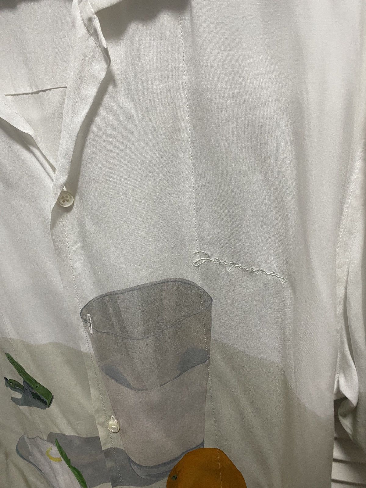 Jacquemus Le Chemise Le Splash Painting Shirt Size US M / EU 48-50 / 2 - 4 Thumbnail