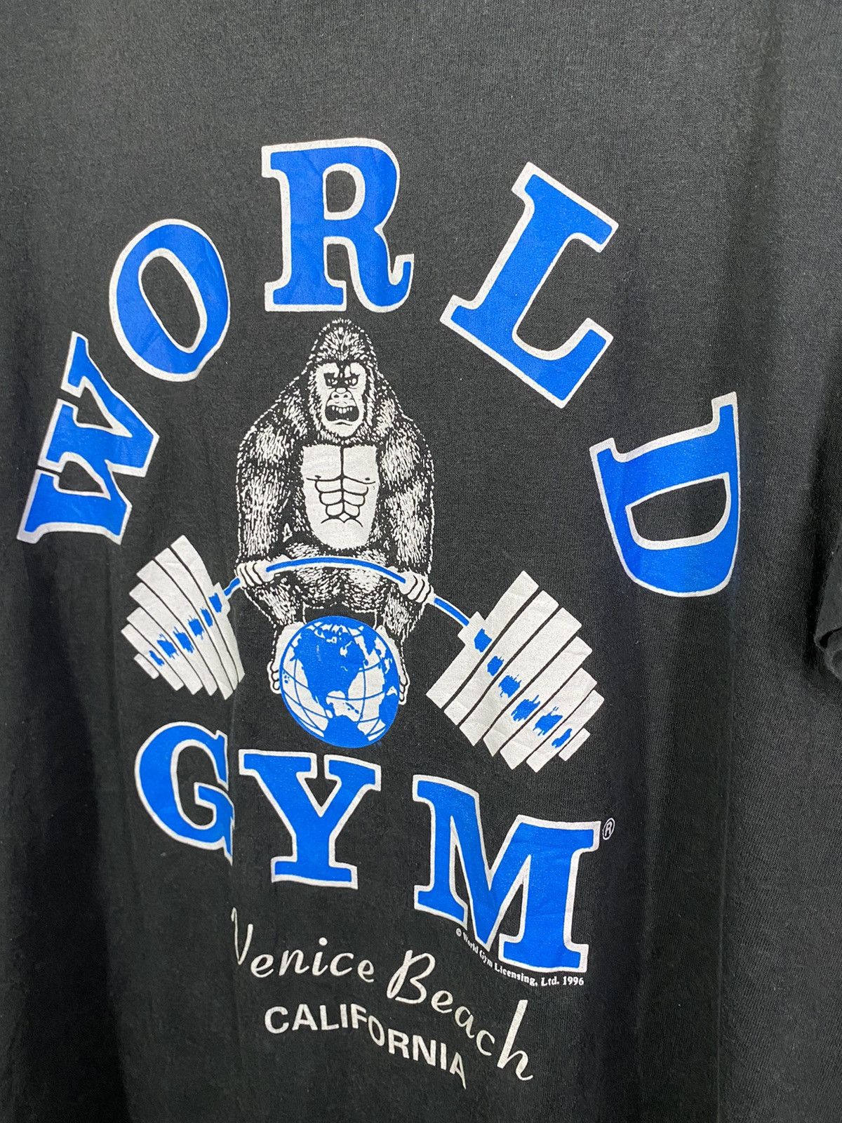 Vintage vintage 90s world gym venice beach california Size US L / EU 52-54 / 3 - 3 Thumbnail