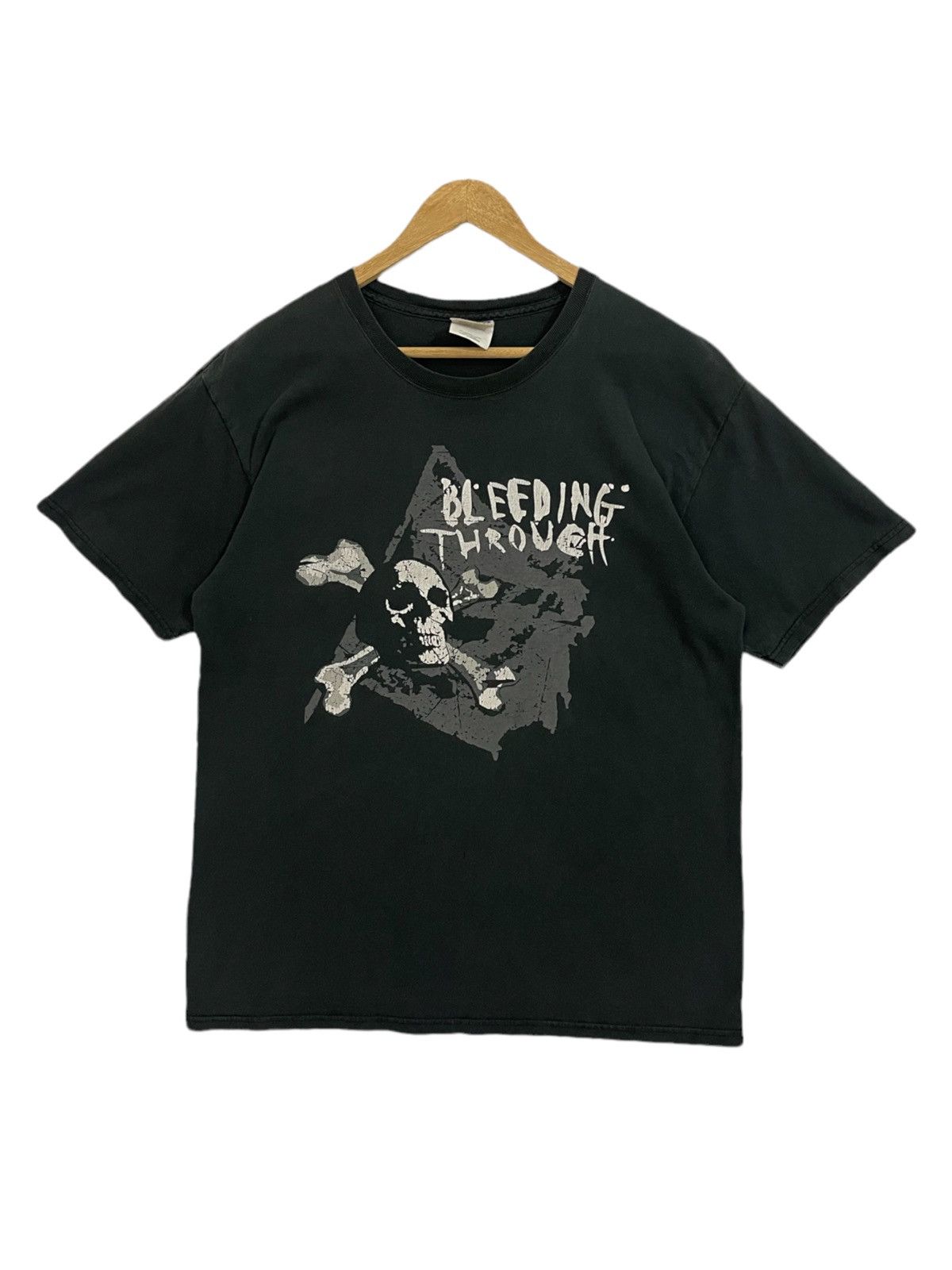 Band Tees × Vintage Vintage Bleeding Through bandtees Size US M / EU 48-50 / 2 - 1 Thumbnail