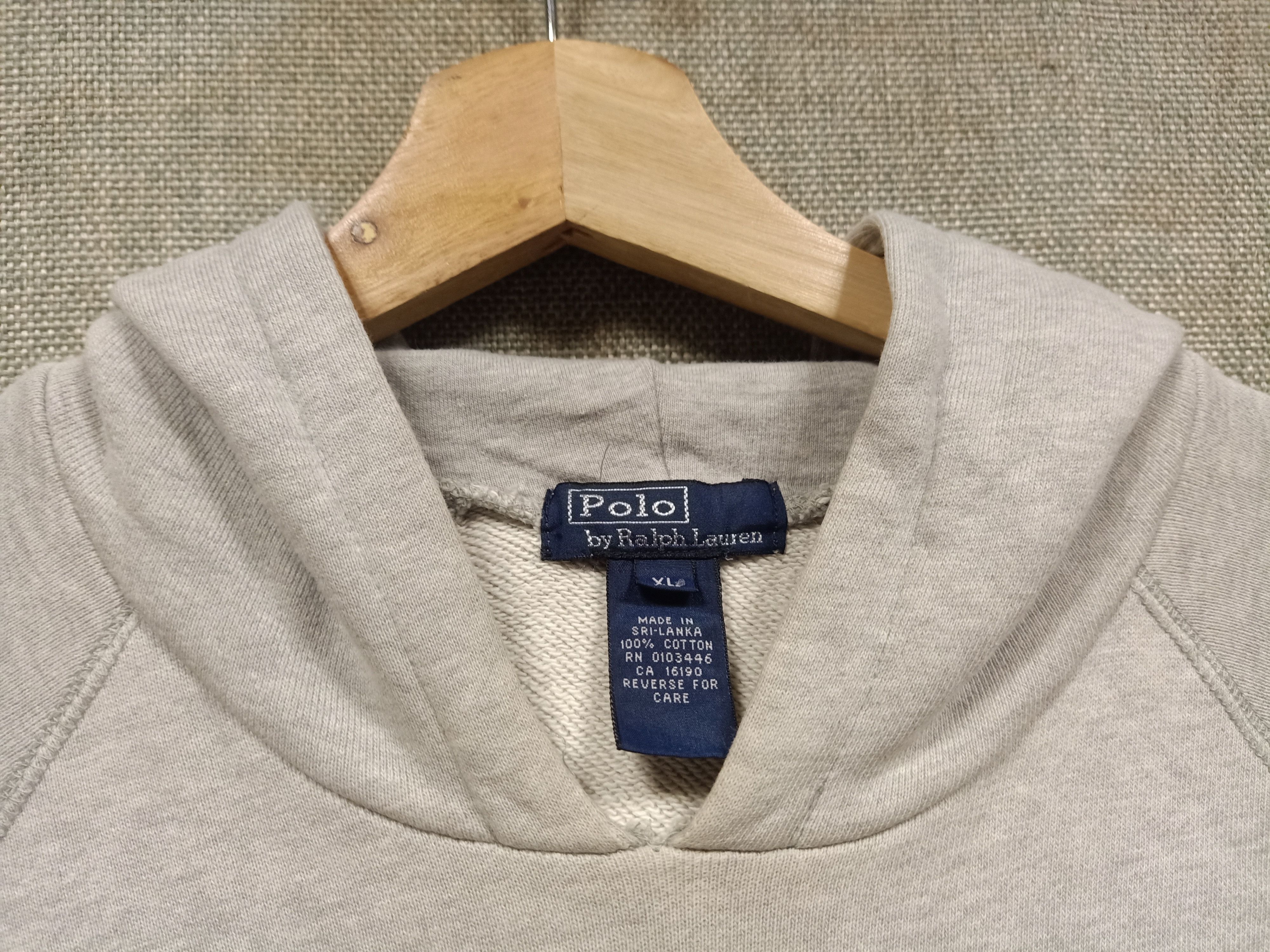 Polo Ralph Lauren Vintage 90s sweatshirt hoodie polo ralph lauren spell out Size US M / EU 48-50 / 2 - 3 Thumbnail