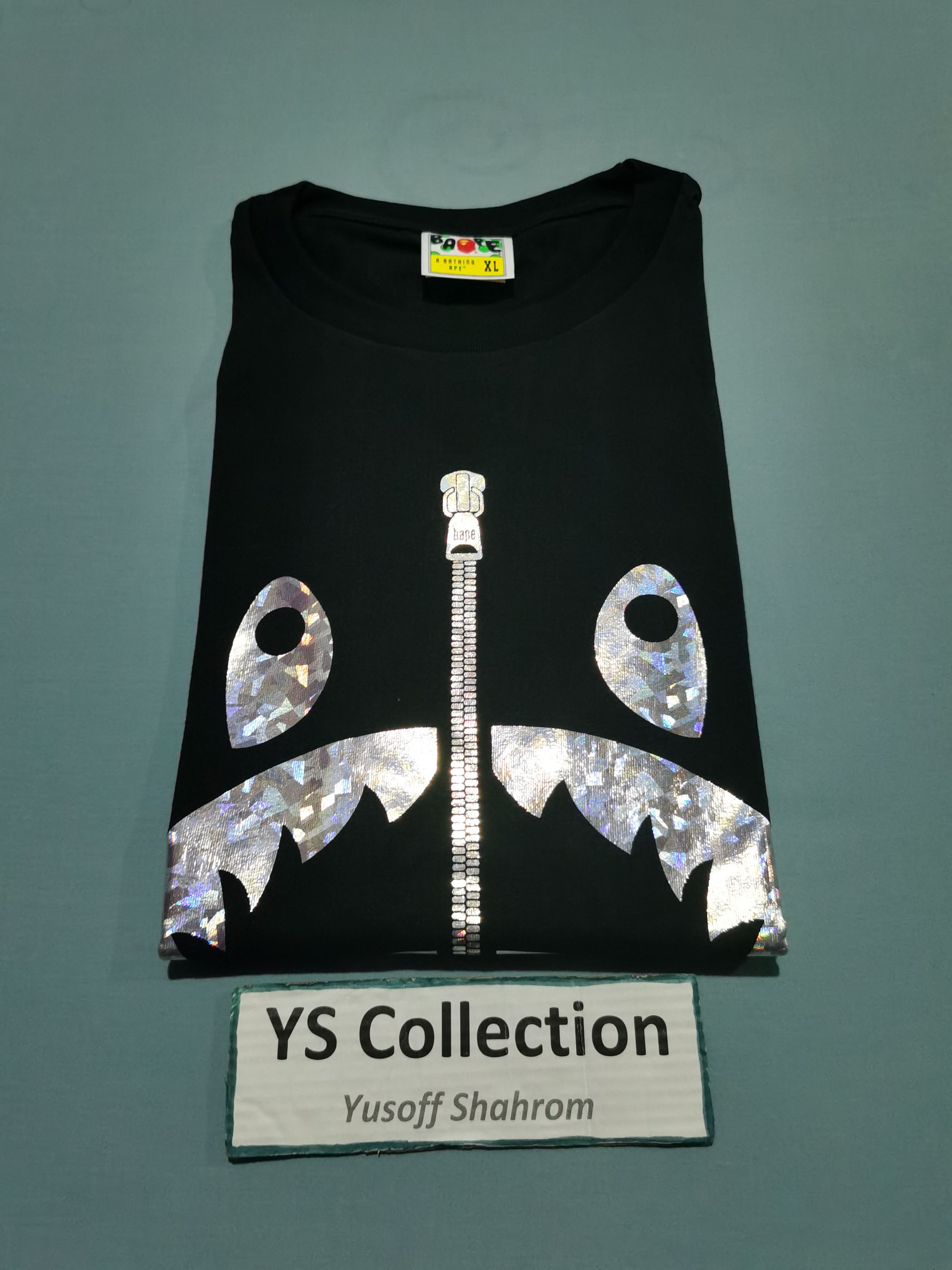 Bape Bape Aurora Shark Tee Size US XL / EU 56 / 4 - 1 Thumbnail