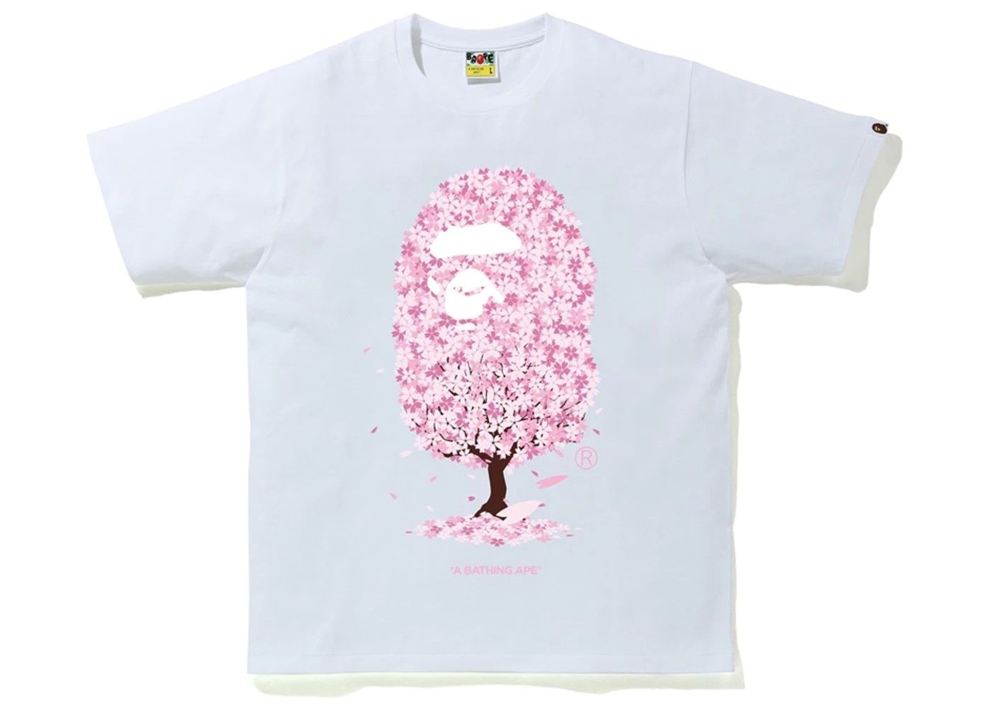 Bape Bape Sakura Tree Ape Head Tee Size US XL / EU 56 / 4 - 2 Thumbnail