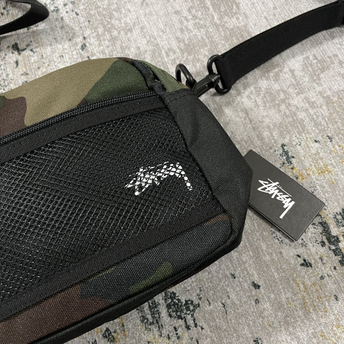 Stussy STUSSY CAMO STOCK POUCH SLING BAG Size ONE SIZE - 3 Thumbnail