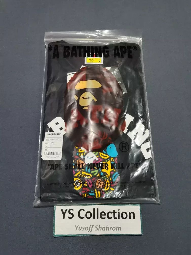 Bape Bape Milo Banana Pool College Tee Size US L / EU 52-54 / 3 - 4 Thumbnail