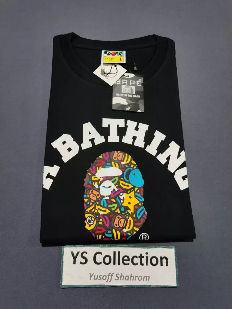Bape Bape Milo Banana Pool College Tee Size US L / EU 52-54 / 3 - 1 Thumbnail