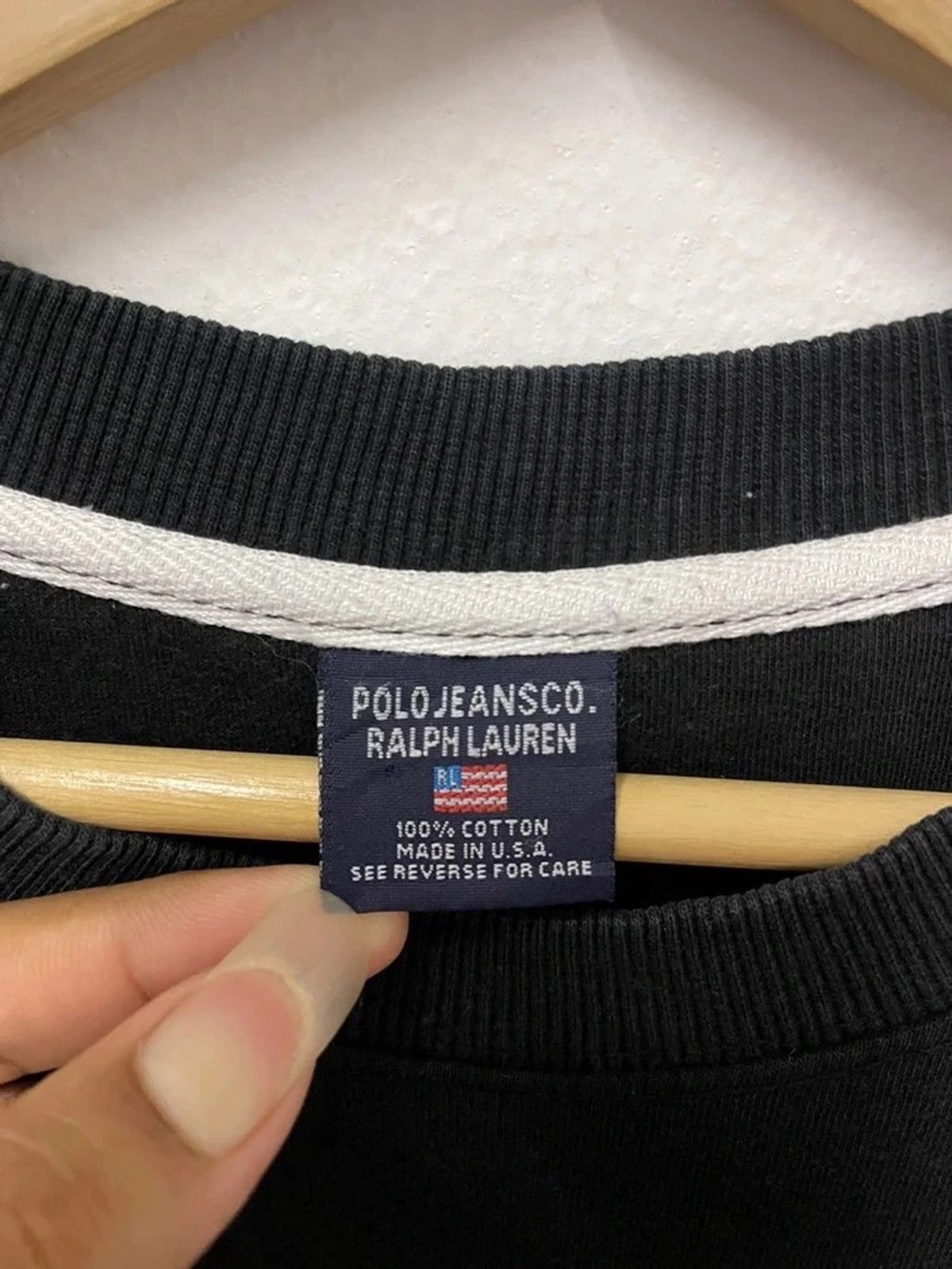 Polo Ralph Lauren × Vintage Vintage Polo Ralph Lauren Usa Flag Spellout Size US M / EU 48-50 / 2 - 6 Thumbnail