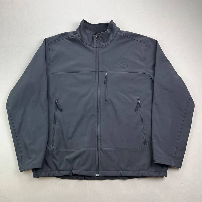 The North Face The North Face Jacket XXL Black Softshell Windwall Full
