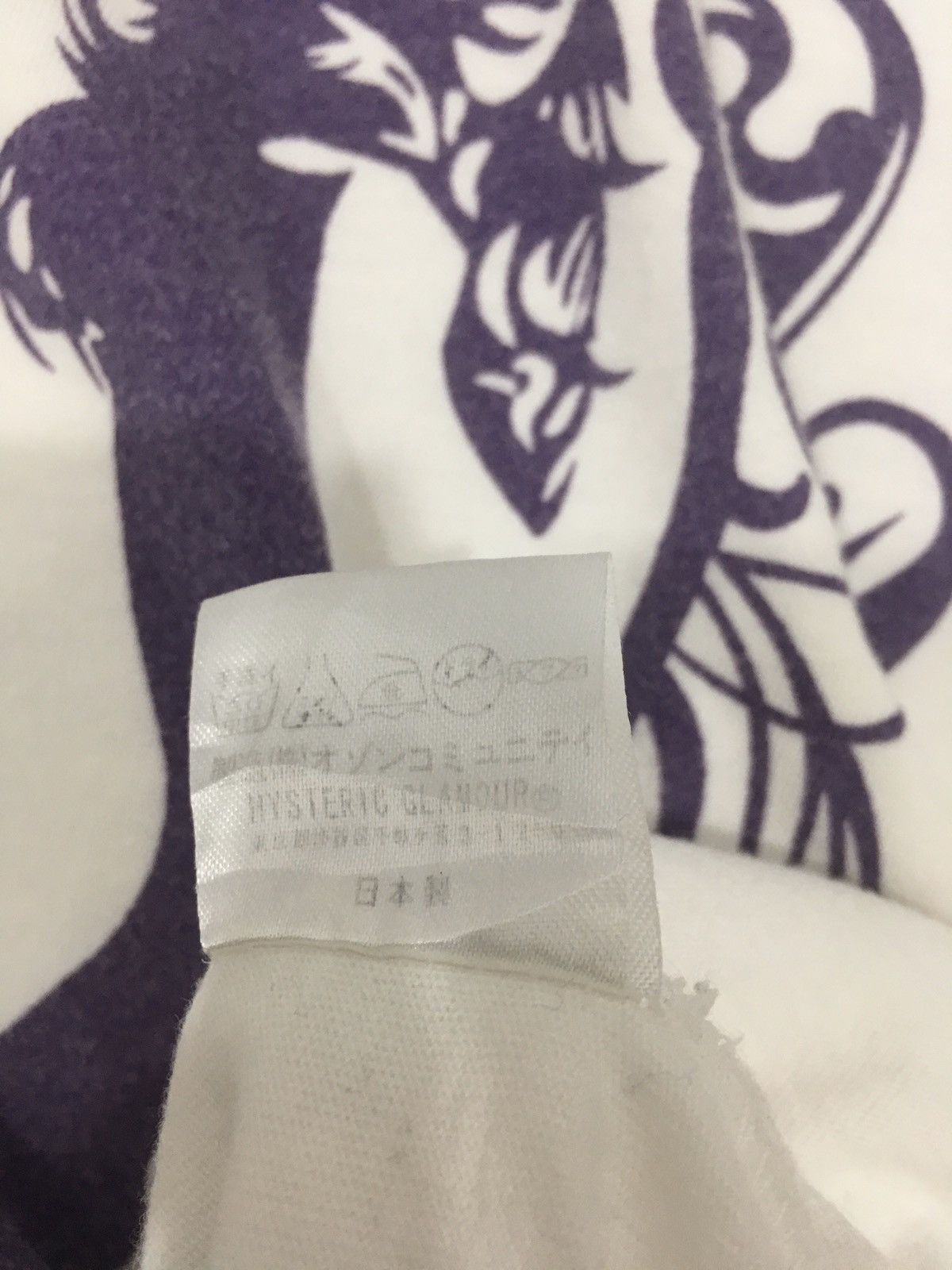 Hysteric Glamour ARCHIVE Hysteric Glamour "Hysteric Girl" Graphic sexy Tee Size M / US 6-8 / IT 42-44 - 7 Thumbnail
