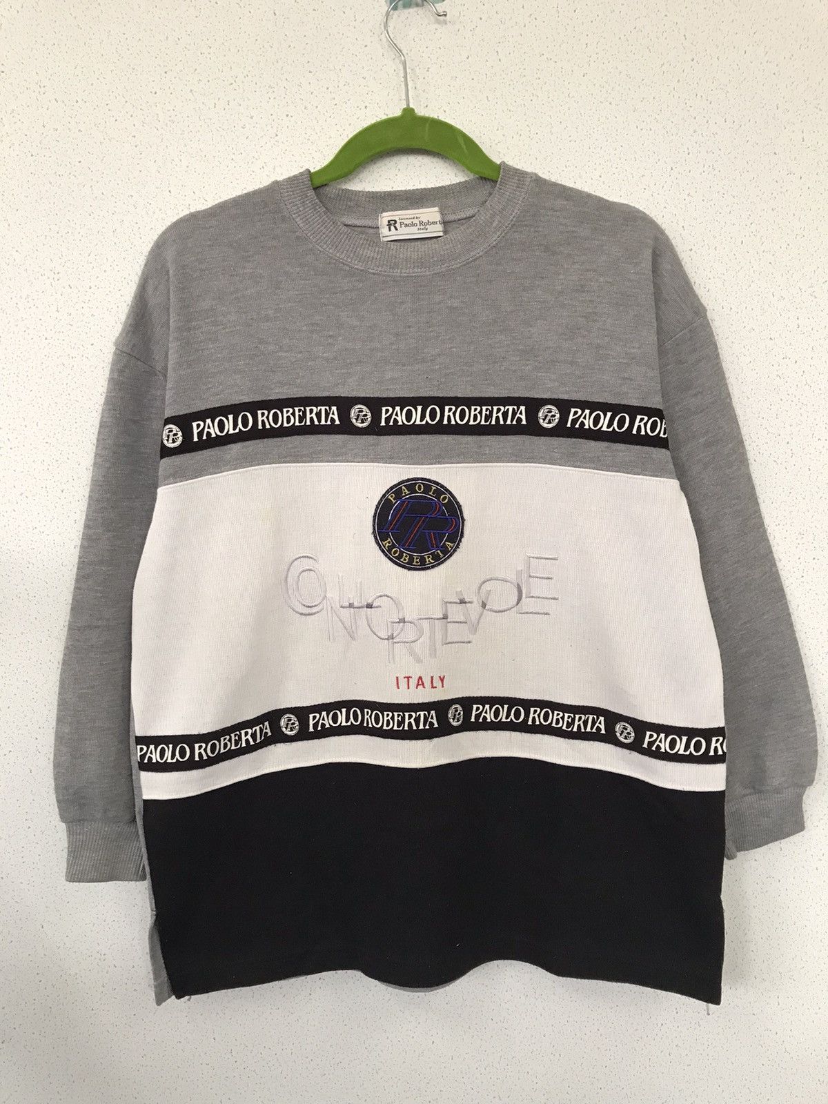 Japanese Brand Paolo Roberta Confortevole Nice Sweatshirt Size US M / EU 48-50 / 2 - 1 Thumbnail
