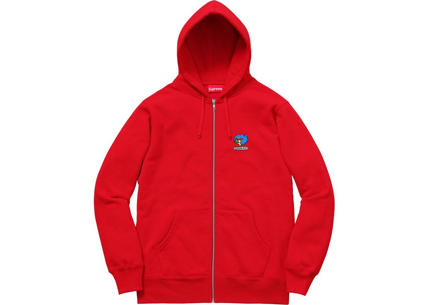 Supreme Supreme Gonz Ramm Zip Up Sweatshirt Red | Grailed