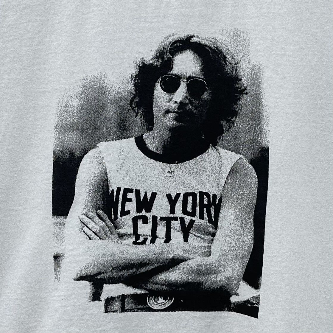 Vintage Vintage John Lennon New York City T-Shirt Size US M / EU 48-50 / 2 - 2 Thumbnail