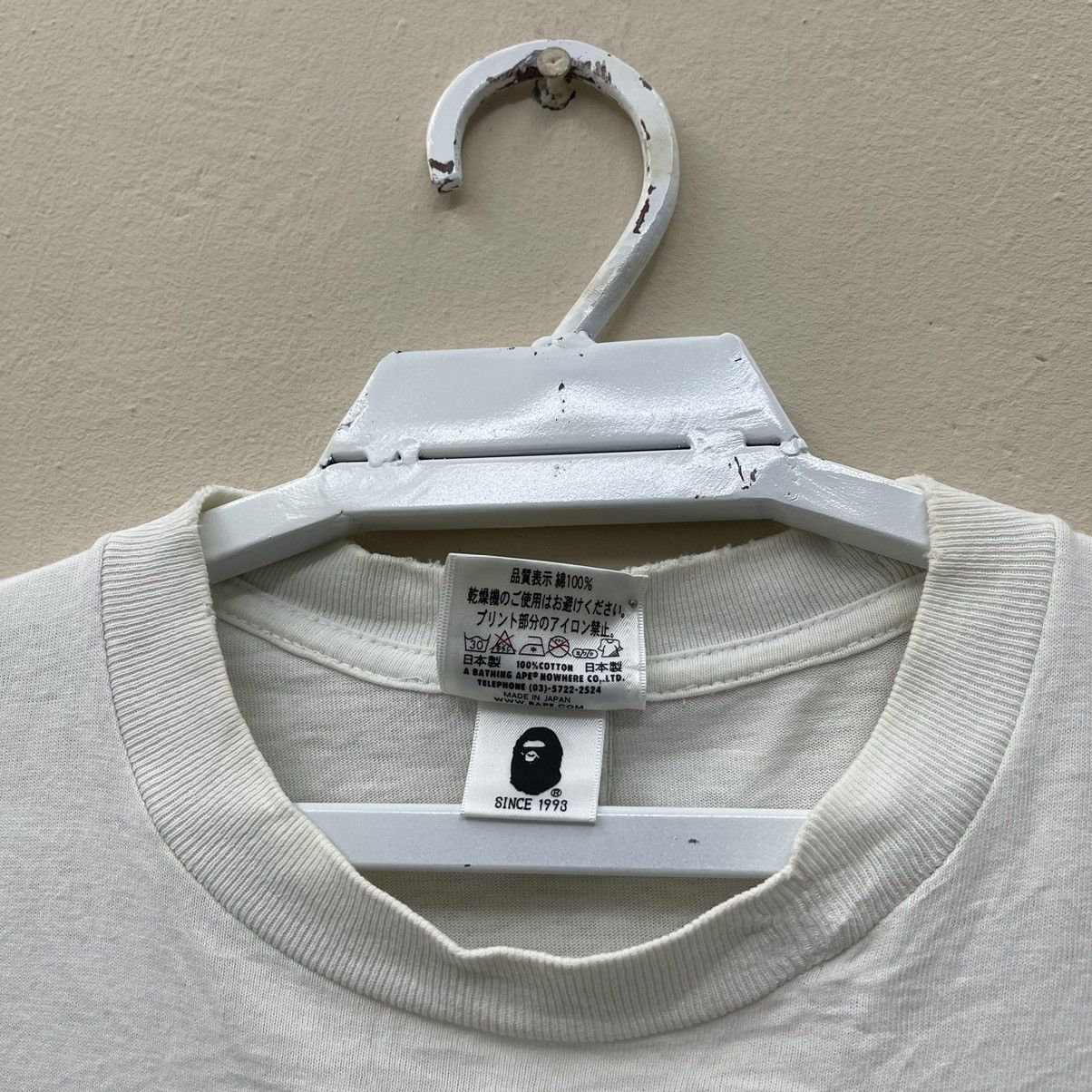 Vintage A Bathing Ape In Lukewarm Water Tee Size US M / EU 48-50 / 2 - 9 Thumbnail