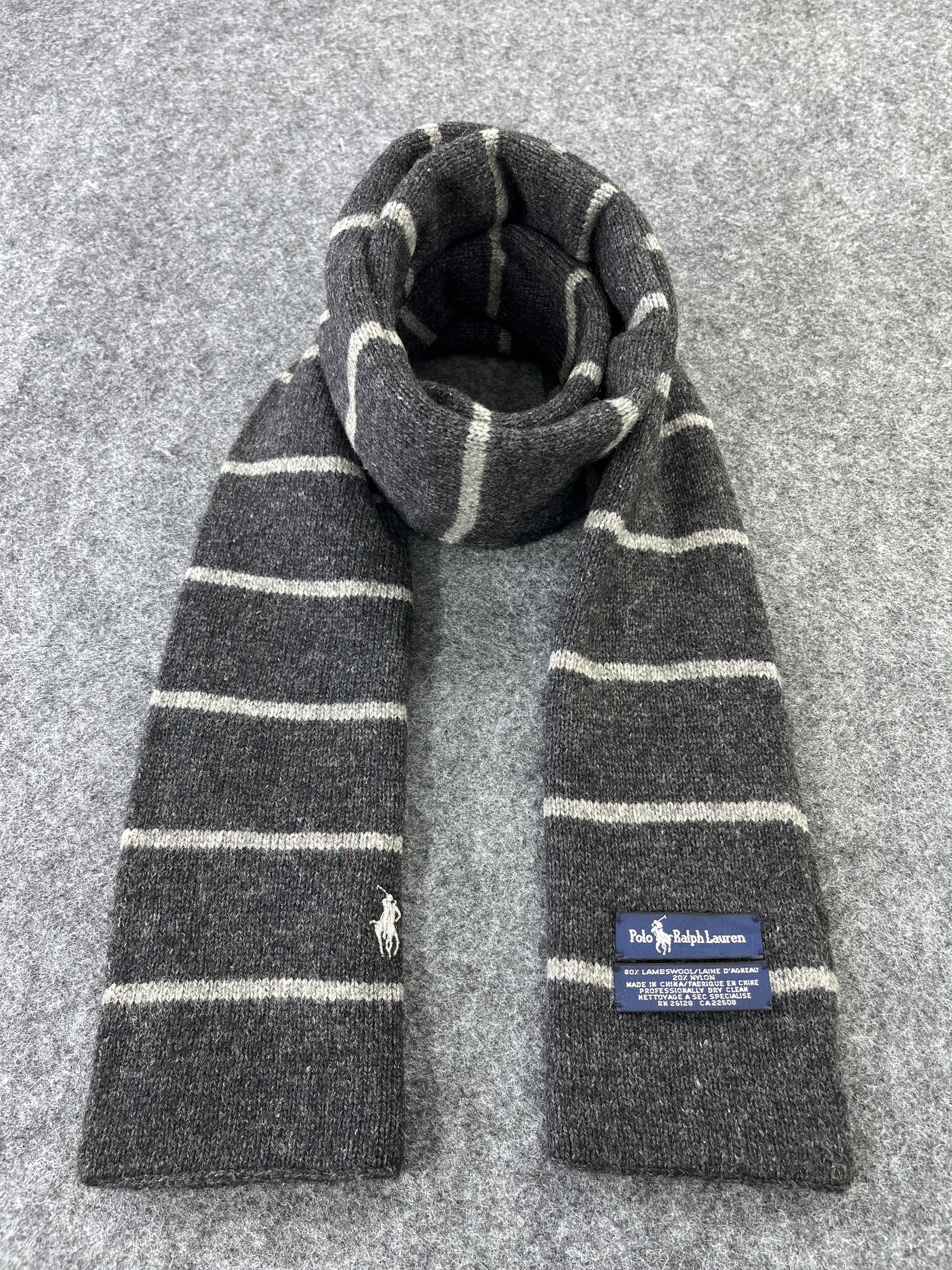 Polo Ralph Lauren × Vintage POLO RALPH LAUREN SCARVES / MUFFLER / NECKWEAR T279 Size ONE SIZE - 1 Thumbnail