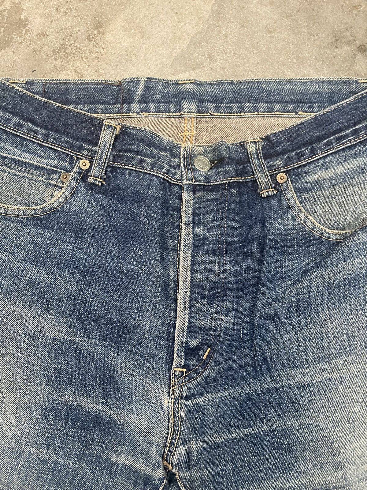 Blue Blue Japan Blue Blue Japan Selvedge Denim Shorts Faded Size US 33 - 5 Thumbnail