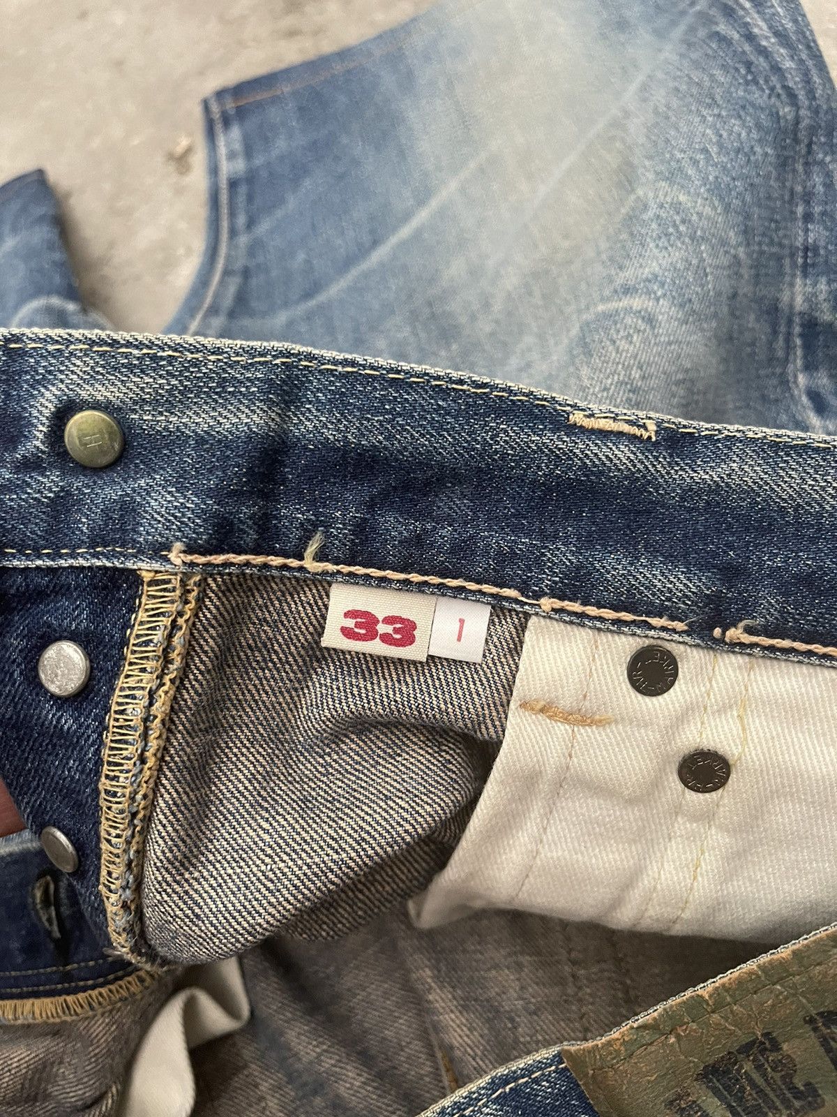Blue Blue Japan Blue Blue Japan Selvedge Denim Shorts Faded Size US 33 - 10 Thumbnail