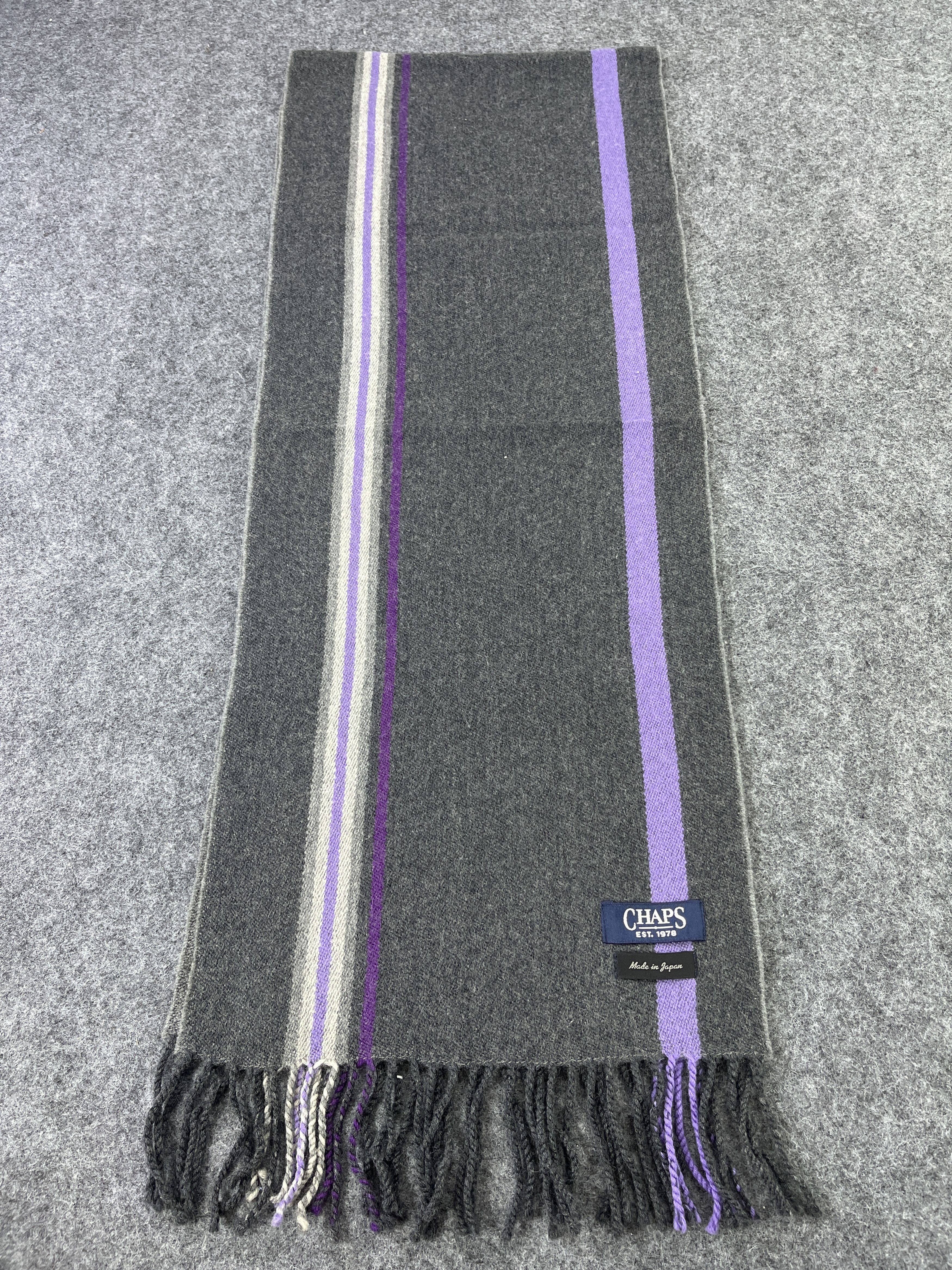 Chaps × Vintage Chaps Lines Scarf / Muffler / Neckwear T316 Size ONE SIZE - 2 Thumbnail