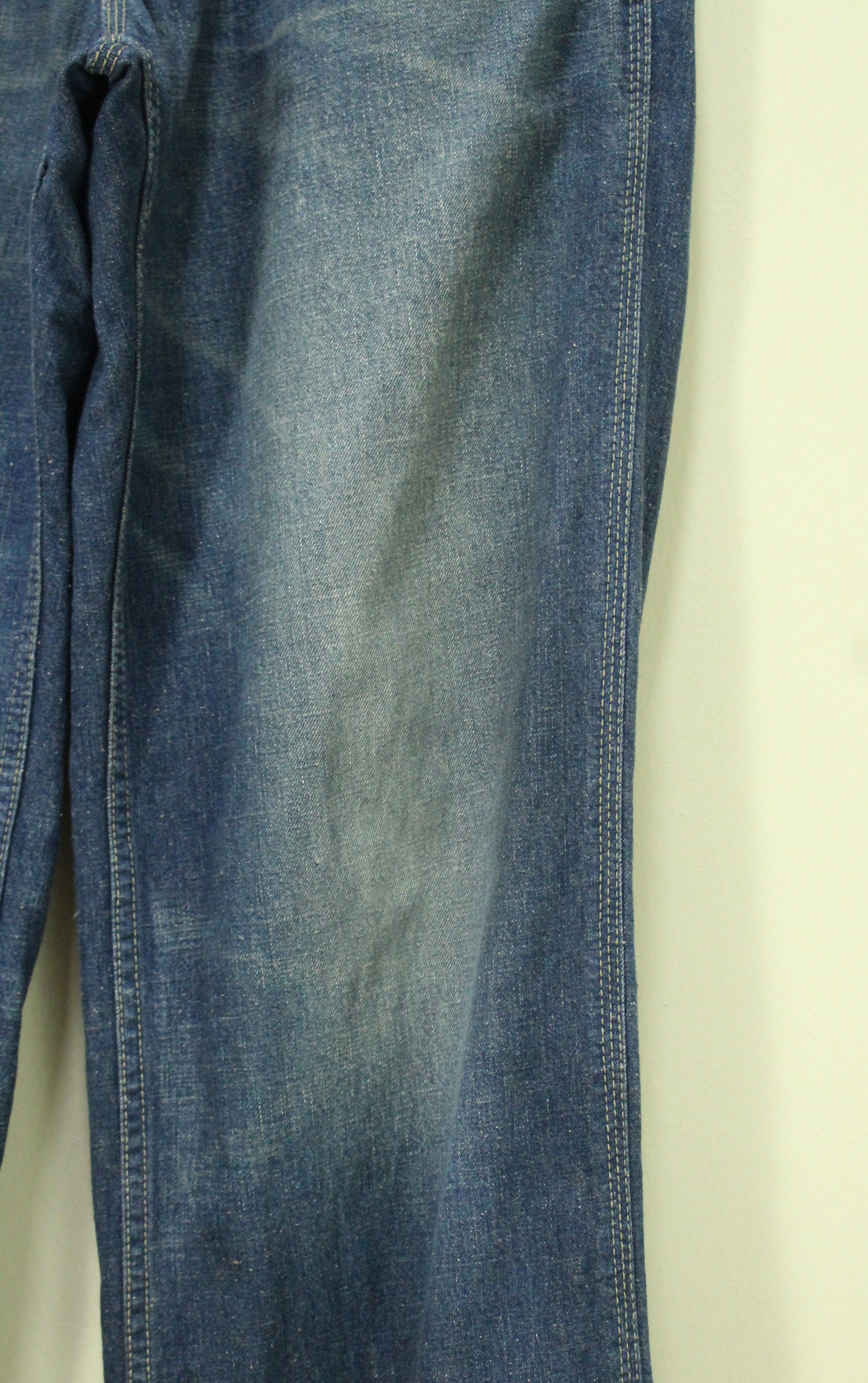 Japanese Brand SURPLUS Denim Utility Side Button Blue Way Navy Army Size US 30 / EU 46 - 5 Thumbnail