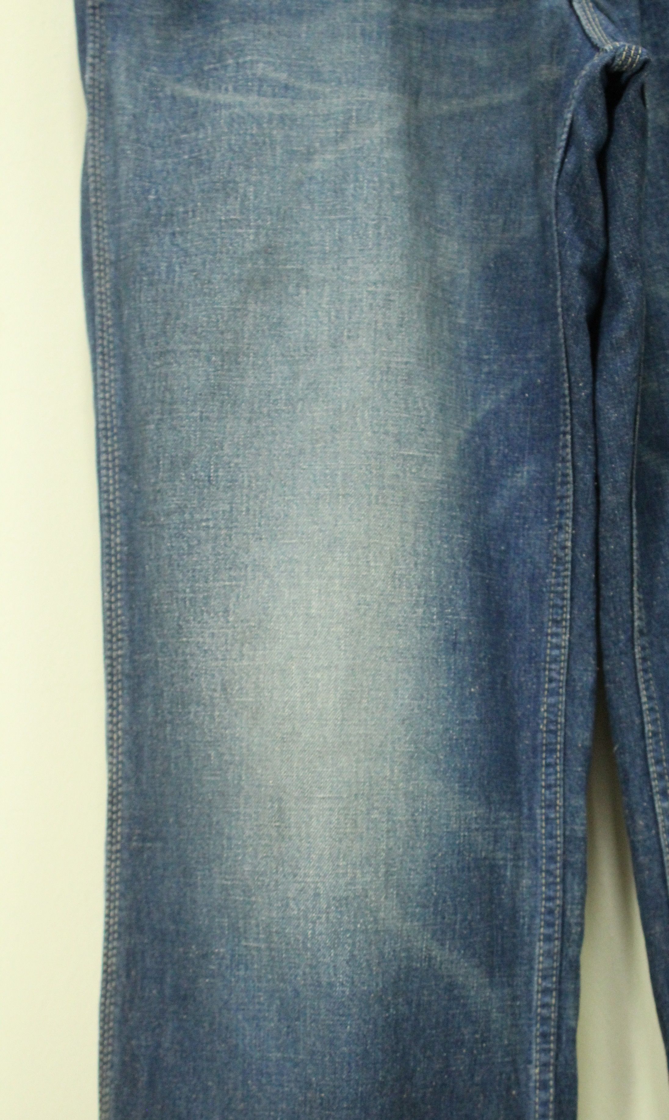 Japanese Brand SURPLUS Denim Utility Side Button Blue Way Navy Army Size US 30 / EU 46 - 7 Thumbnail