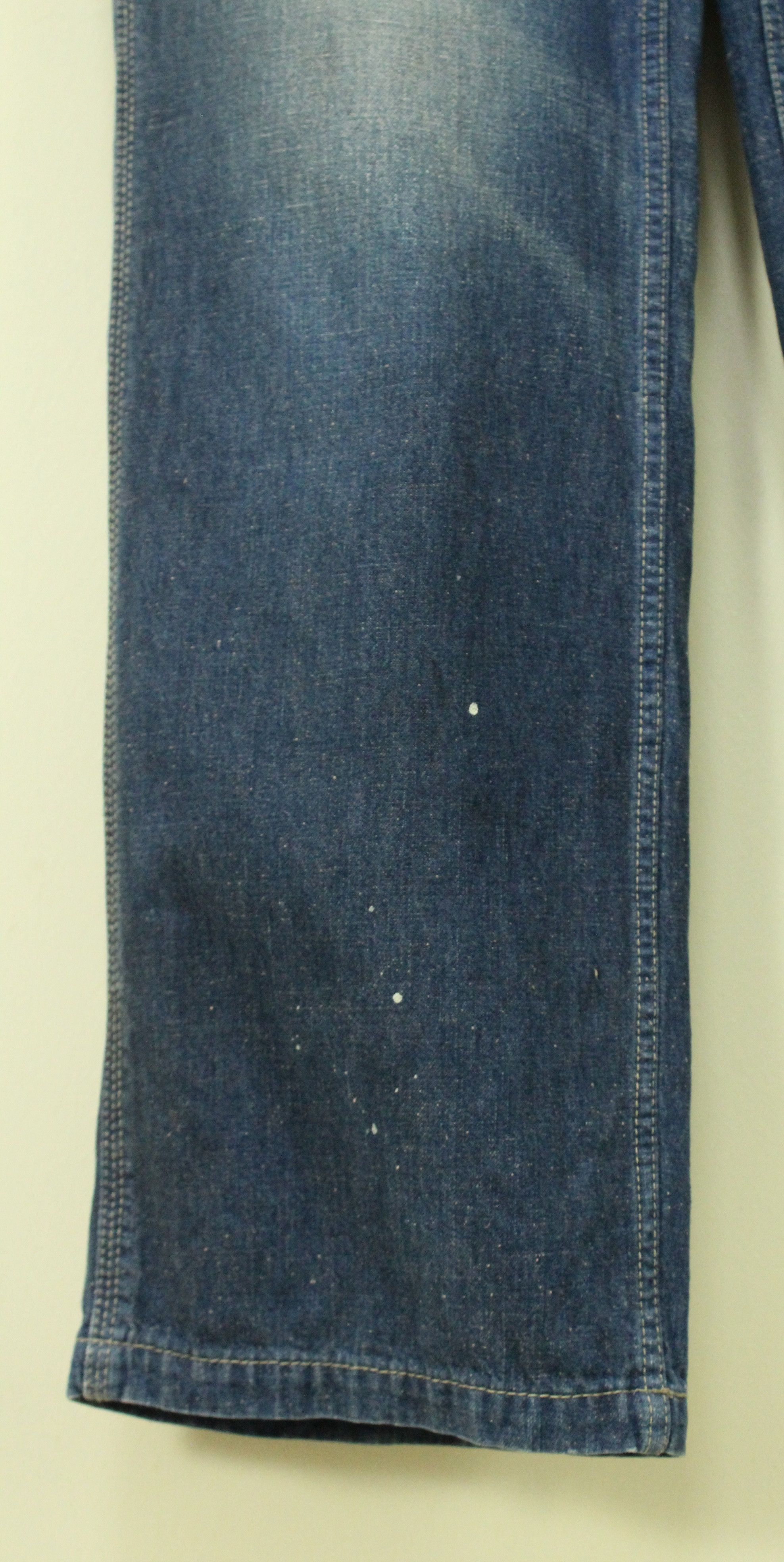Japanese Brand SURPLUS Denim Utility Side Button Blue Way Navy Army Size US 30 / EU 46 - 8 Thumbnail