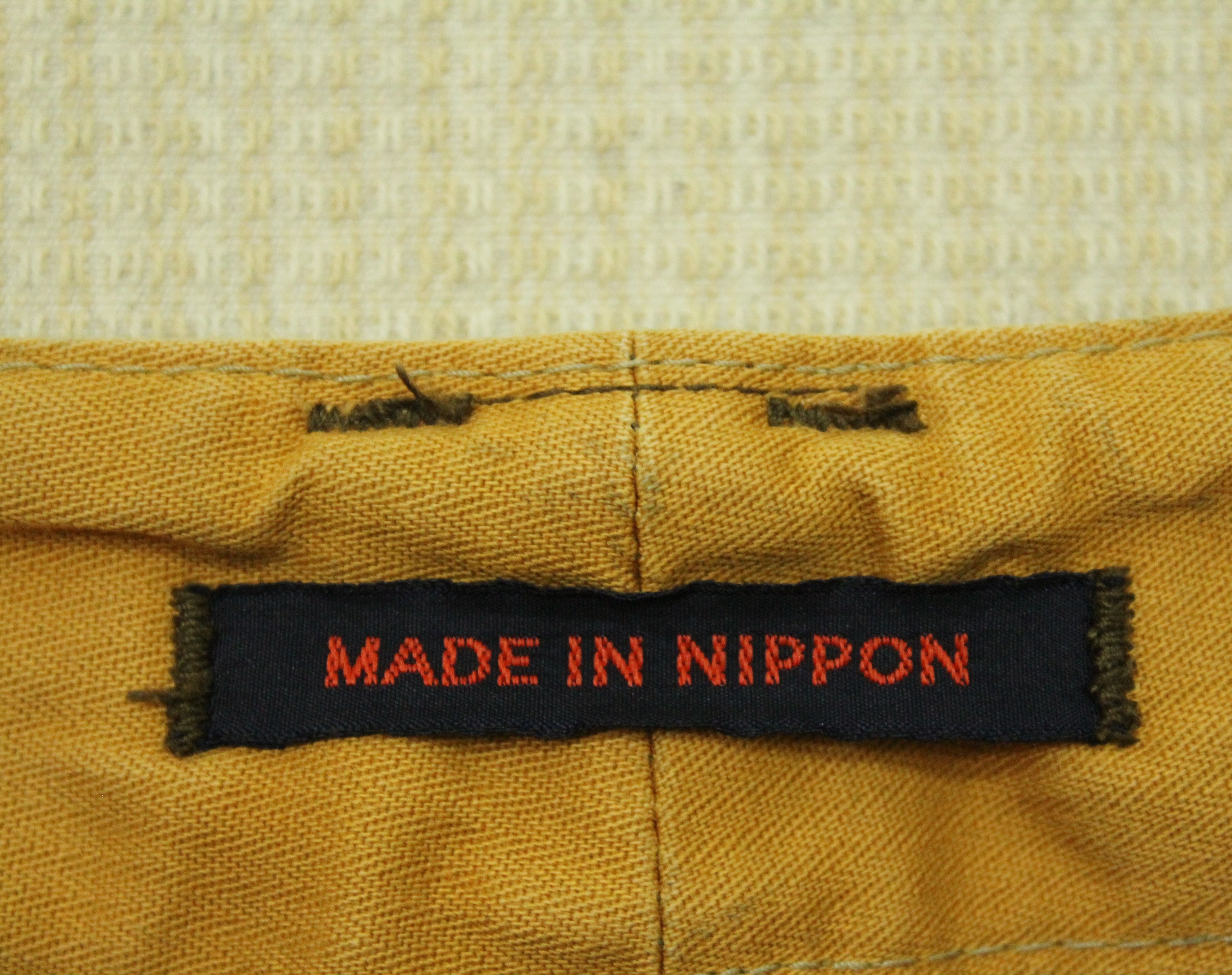 Japanese Brand SURPLUS Denim Utility Side Button Blue Way Navy Army Size US 30 / EU 46 - 19 Thumbnail