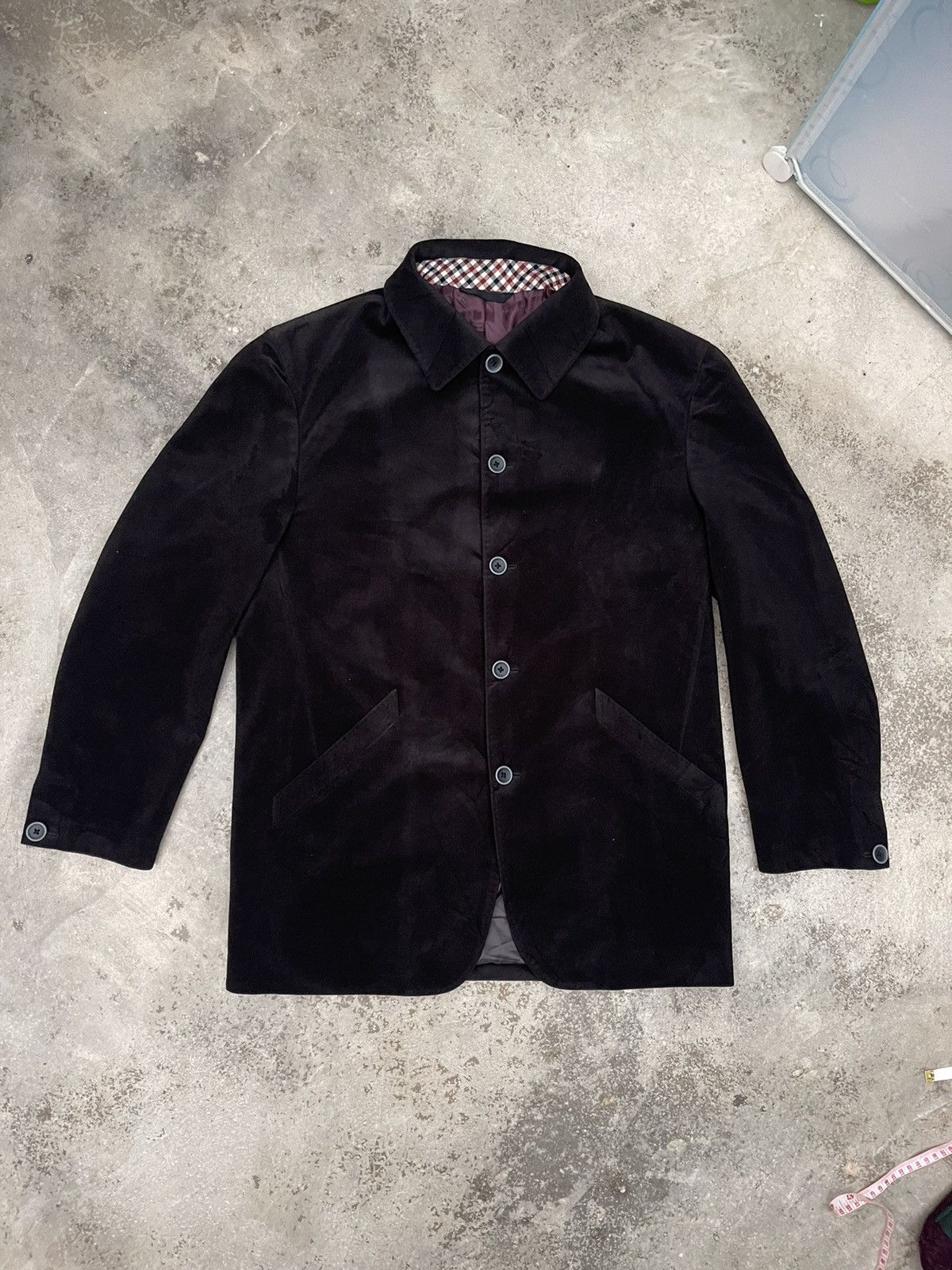 Kansai Yamamoto Vintage SISSY by Kansai Yamamoto Velvet Chore Jacket Size US M / EU 48-50 / 2 - 1 Thumbnail