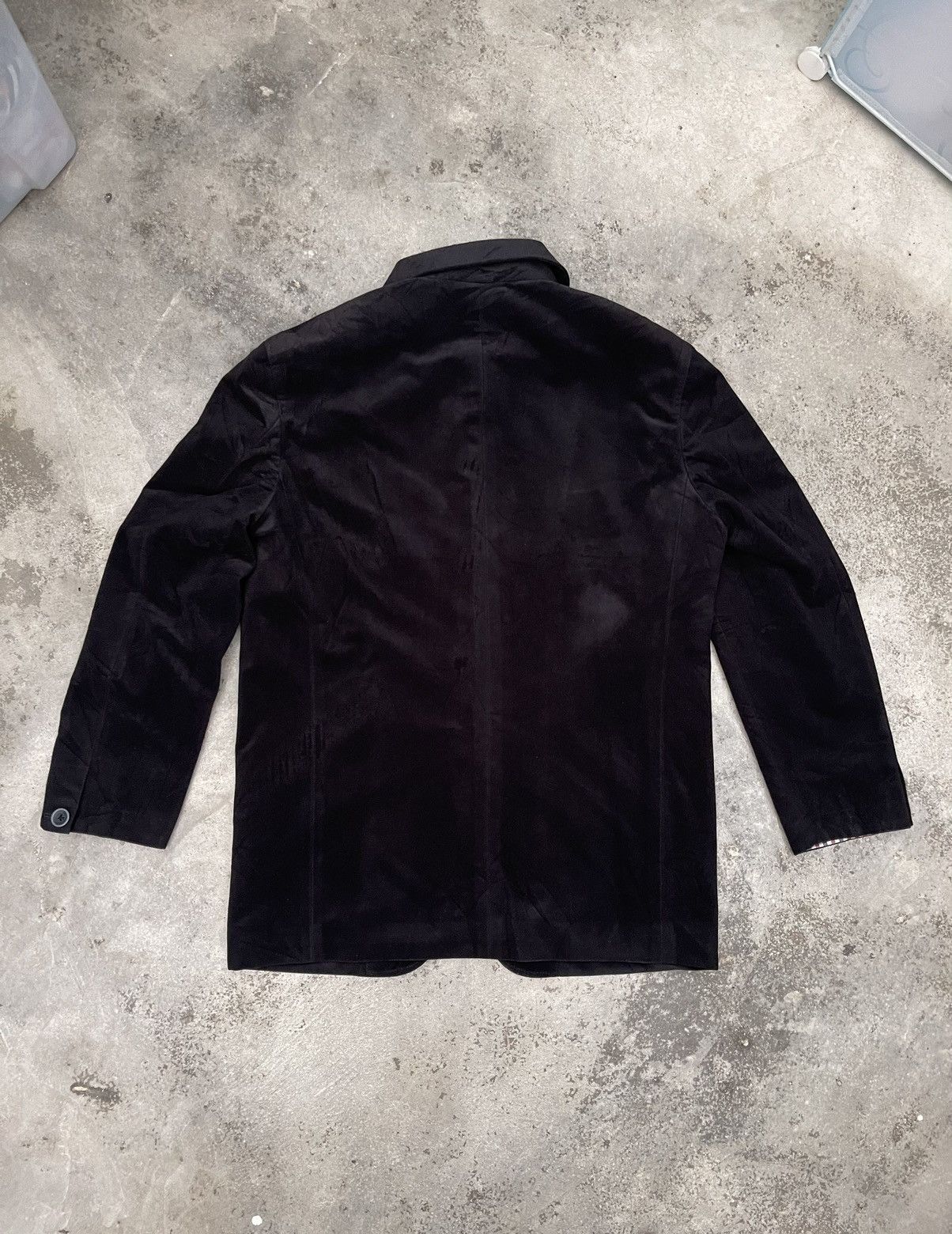 Kansai Yamamoto Vintage SISSY by Kansai Yamamoto Velvet Chore Jacket Size US M / EU 48-50 / 2 - 2 Thumbnail