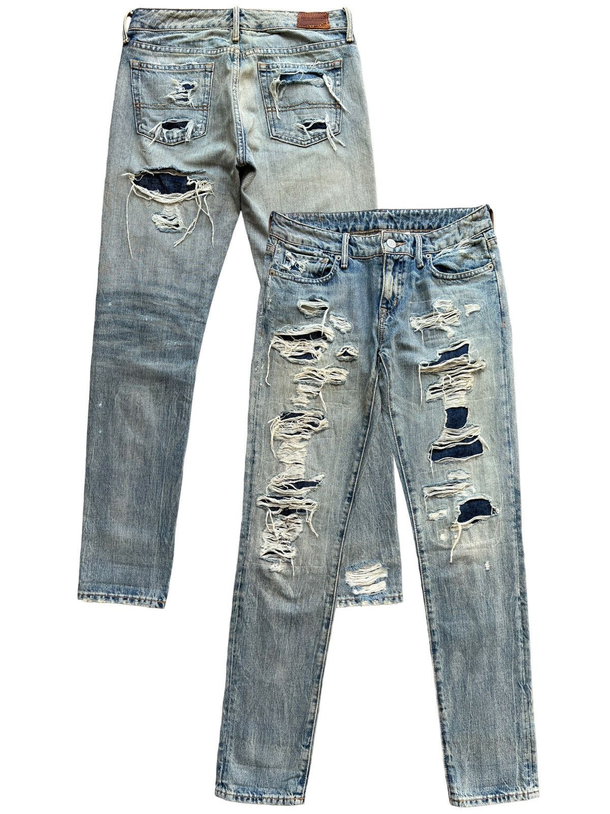 Ralph Lauren Ralph Lauren Rusty Ripped Distressed Denim Jeans 28x29 Size 28" / US 6 / IT 42 - 1 Thumbnail