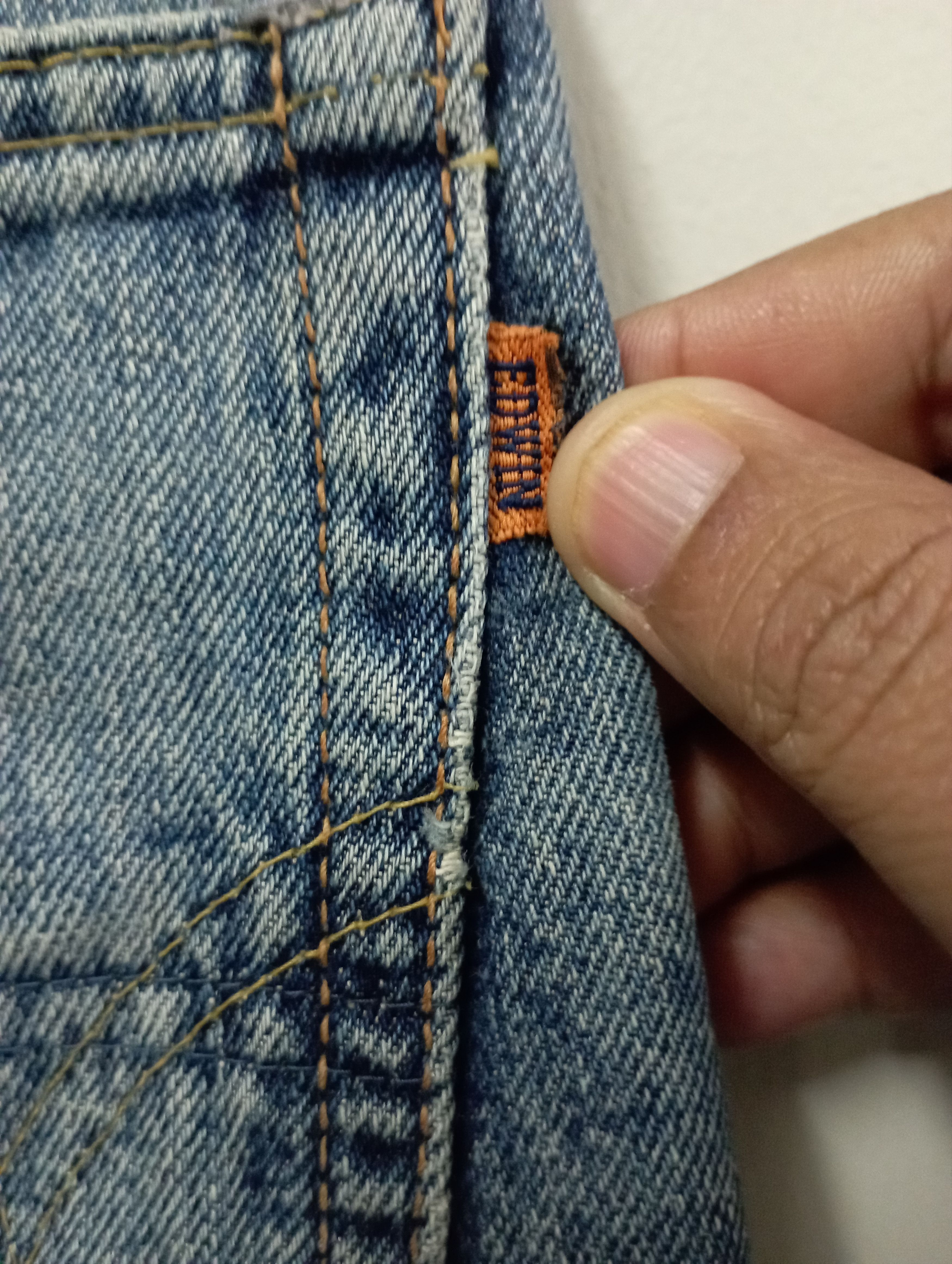 Sugar Cane Vintage Selvedge Redline 505X Edwin Distressed Denim Size US 28 / EU 44 - 17 Thumbnail